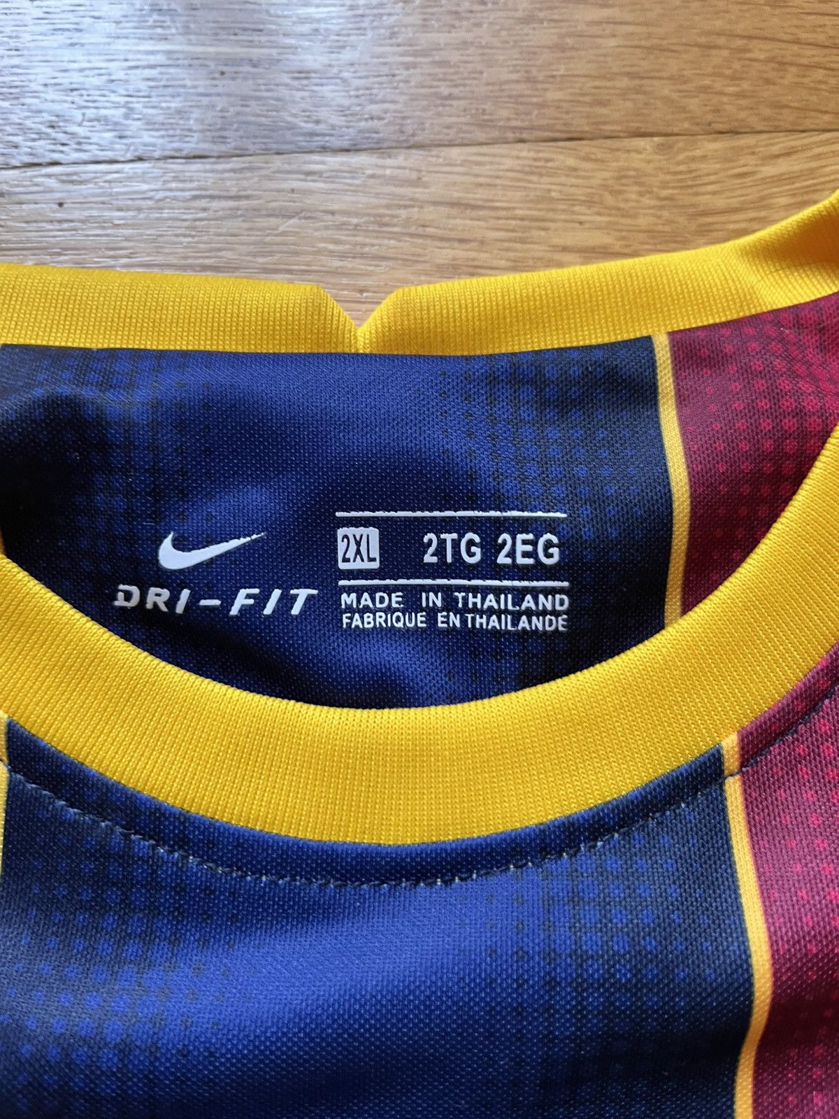 Nike 2017/2018 Barcelona Home #10 Leo Messi Size US XXL / EU 58 / 5 - 7 Thumbnail