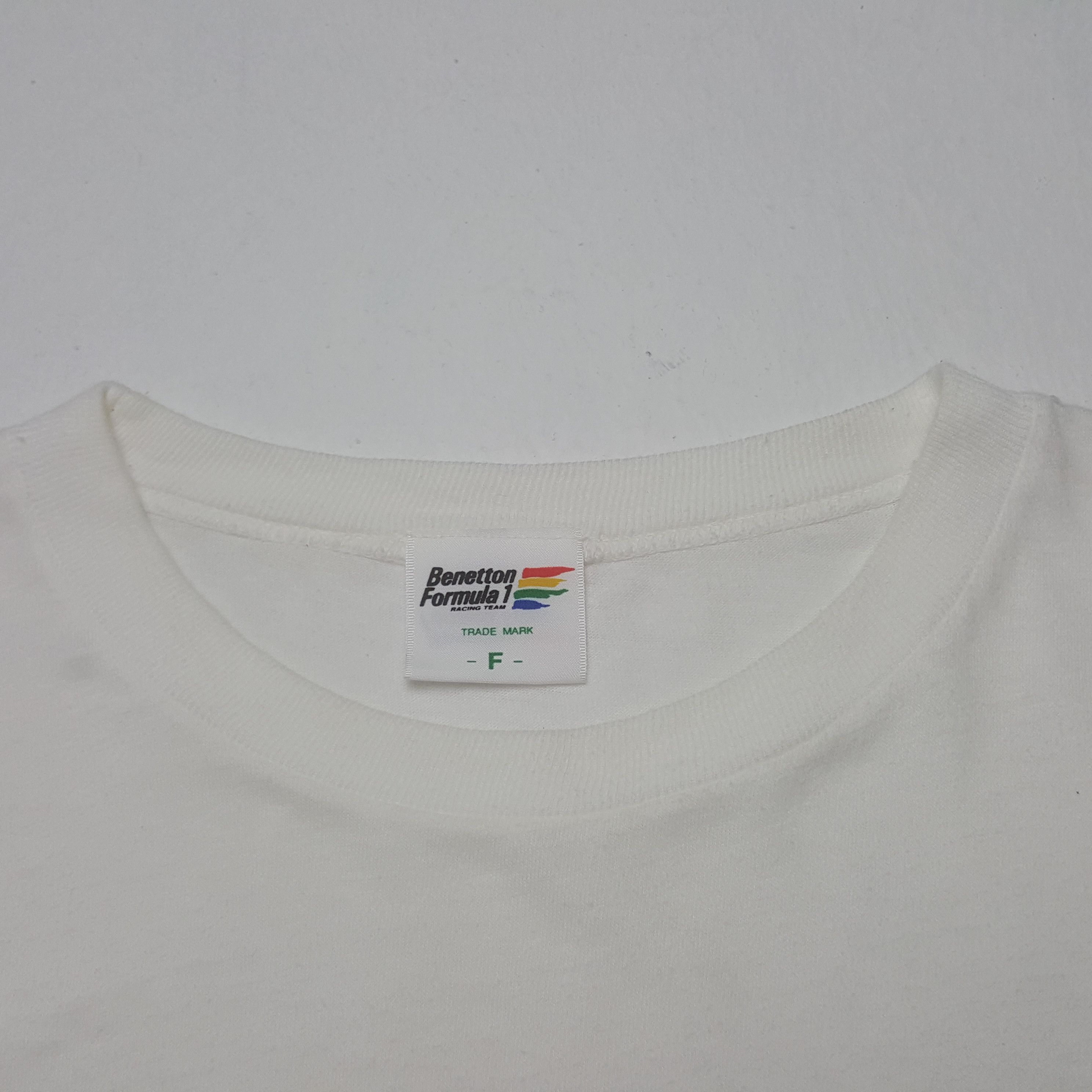 Benetton × Vintage Vintage Benetton Formula 1 Racing Team Tshirt Size US L / EU 52-54 / 3 - 5 Thumbnail