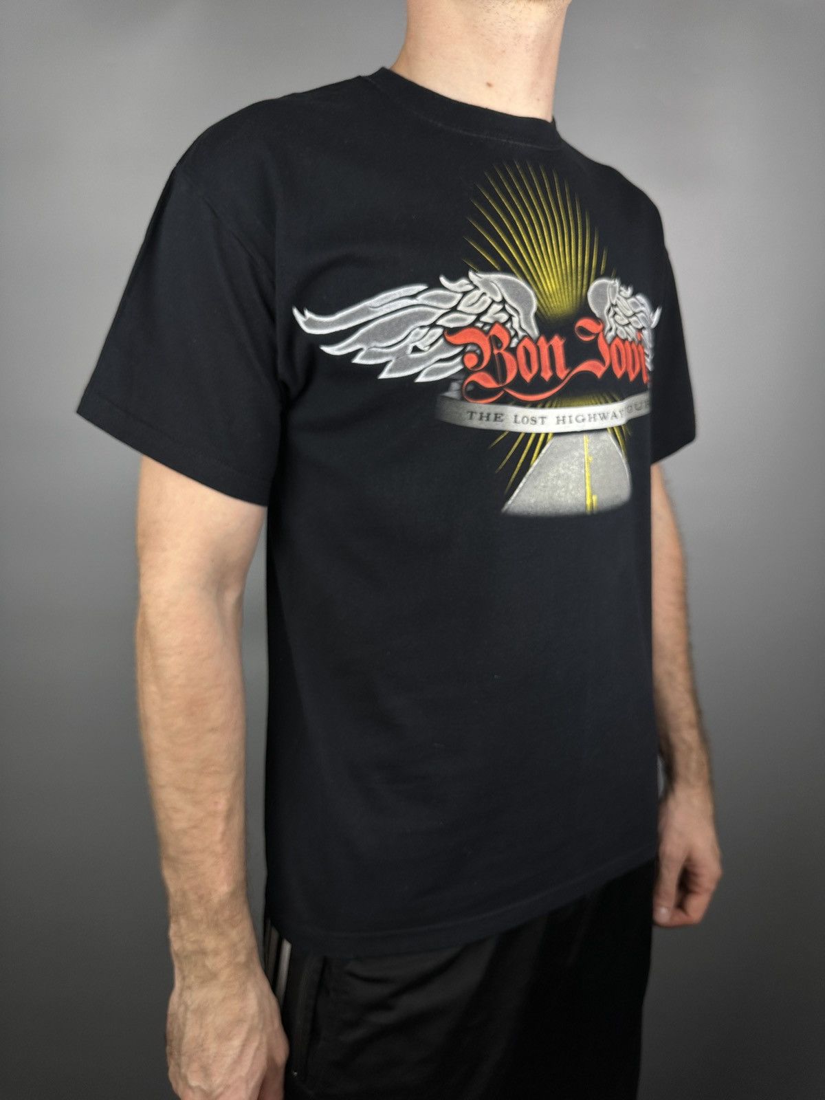 Band Tees Vintage Bon Jovi The Lost Highway Rock Band T Shirt Tee Size US L / EU 52-54 / 3 - 13 Thumbnail