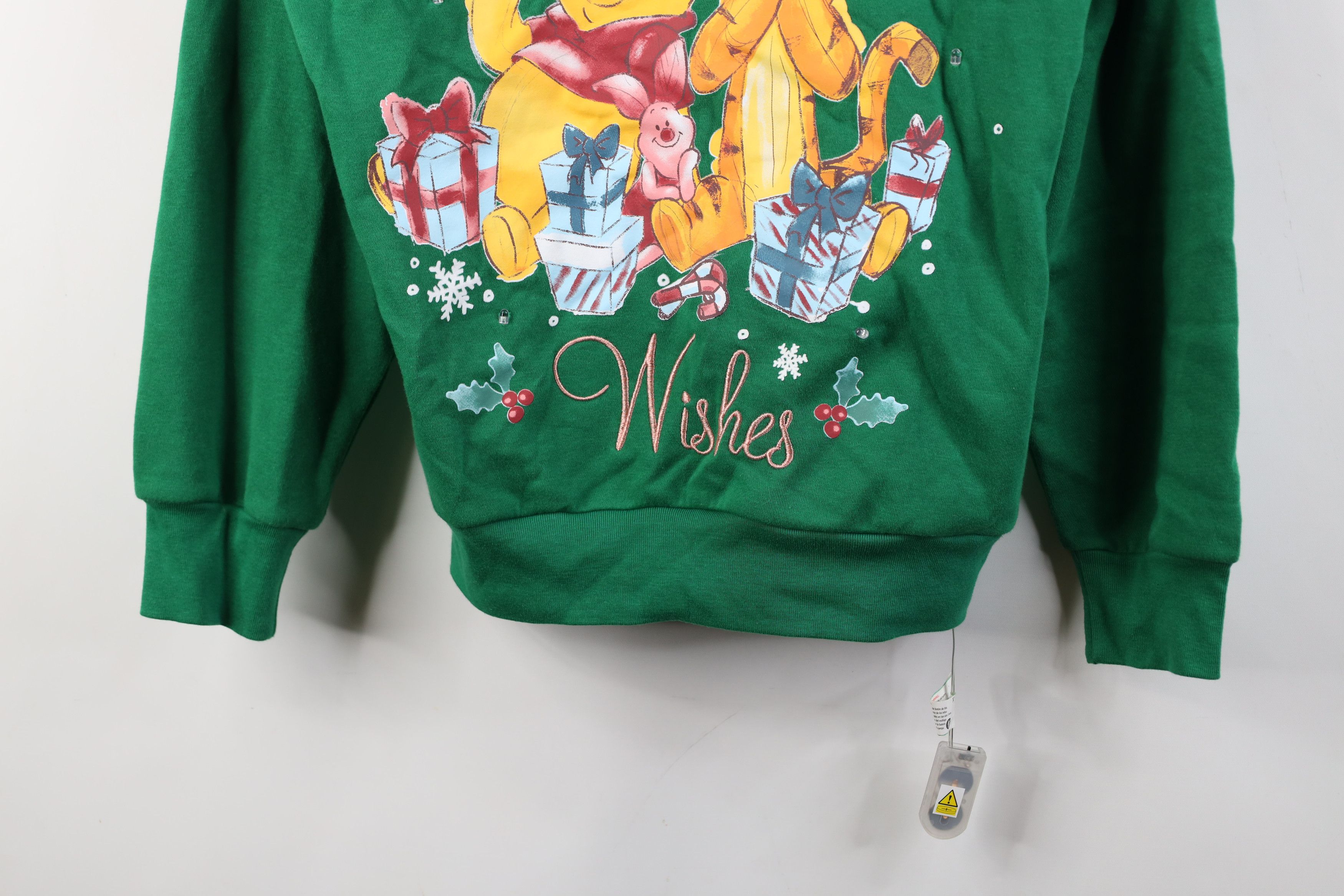 Disney Y2K Disney Christmas Winnie the Pooh Crewneck Sweatshirt Size S / US 4 / IT 40 - 3 Thumbnail