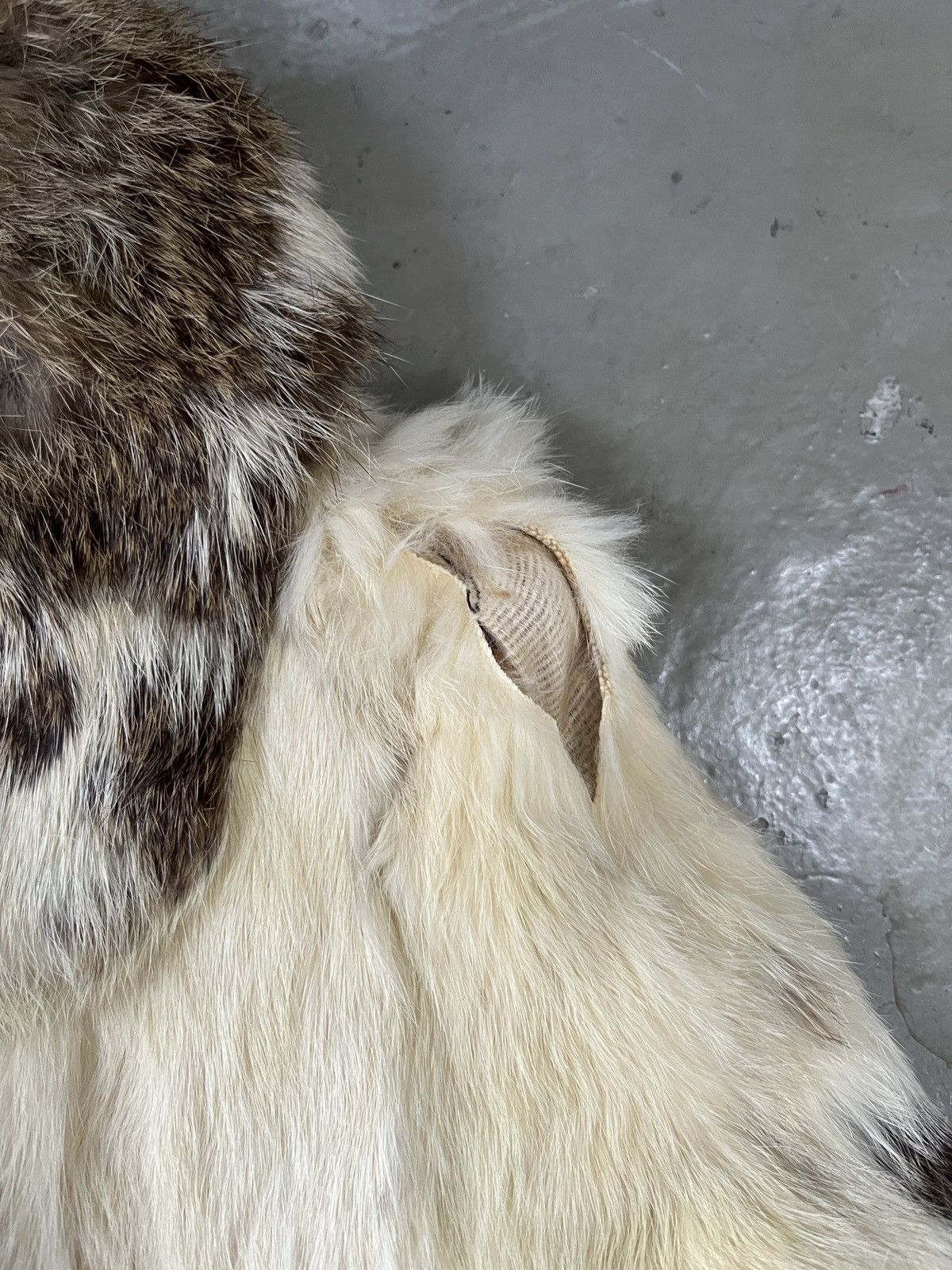 14th Addiction 80's Vintage Margiela Style Rabbit Fur Rare Design Jacket Size US M / EU 48-50 / 2 - 15 Thumbnail