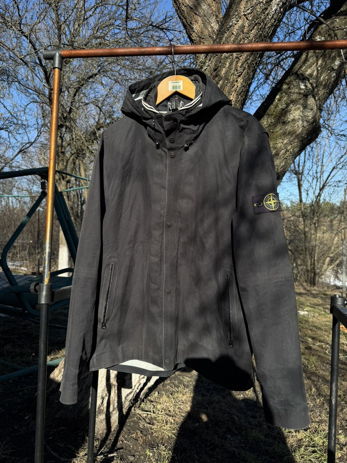 Stone Island Stone island garment dyed ventile jacket Size US XXL / EU 58 / 5 - 3 Thumbnail