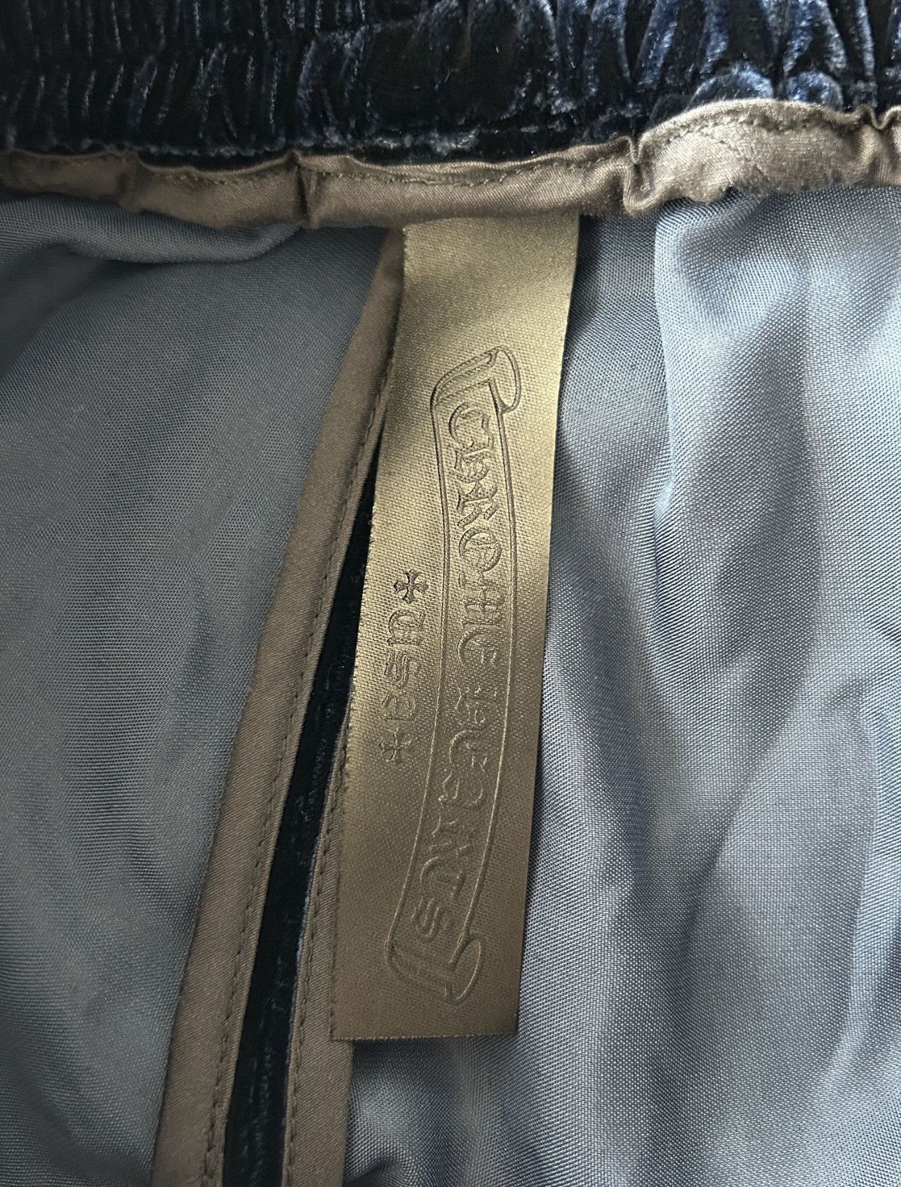 Chrome Hearts Chrome Hearts Velour leather track pants velvet So It Goes Size US 34 / EU 50 - 3 Thumbnail