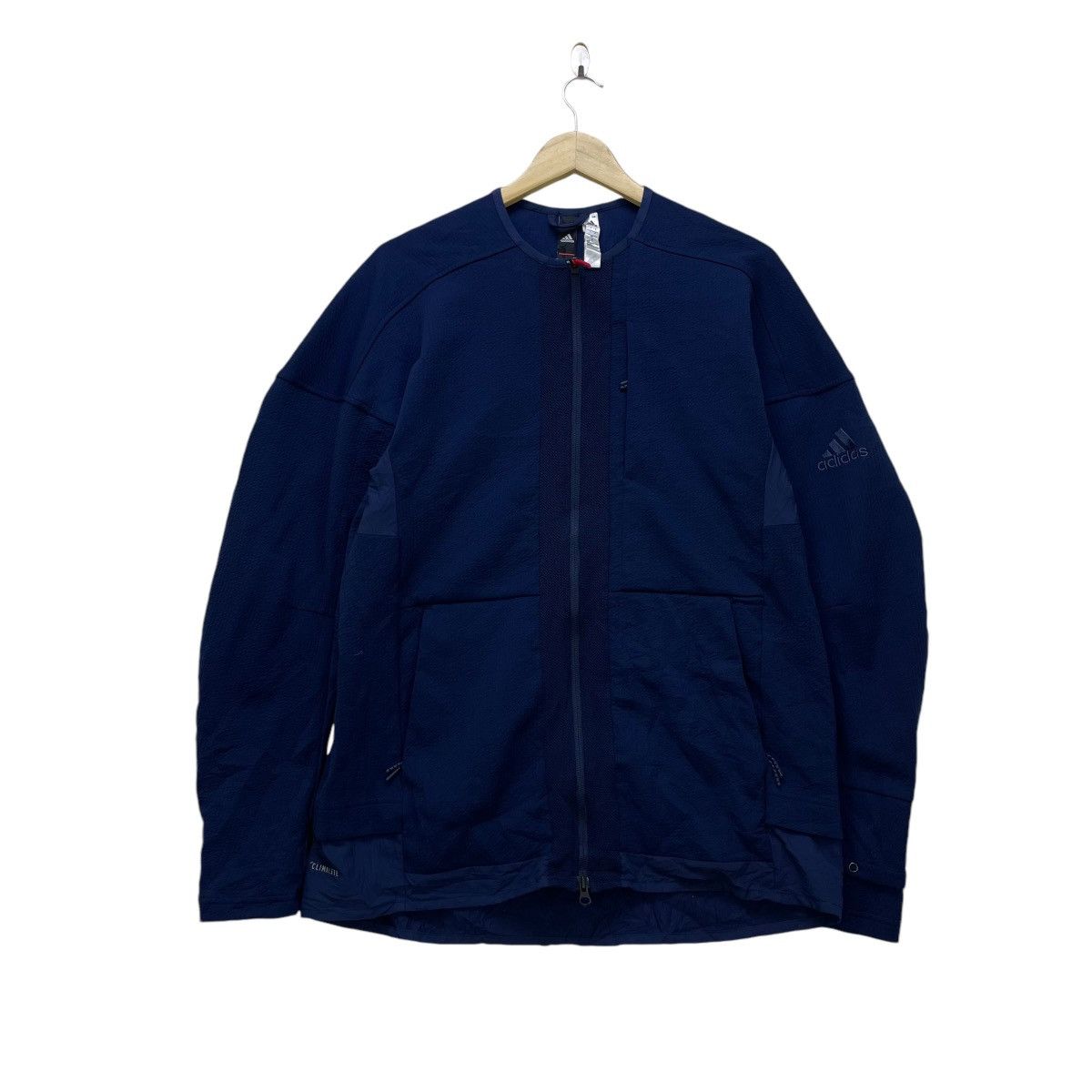 Adidas × Vintage Y2k Adidas Collar Less Light Jacket Size US M / EU 48-50 / 2 - 1 Thumbnail