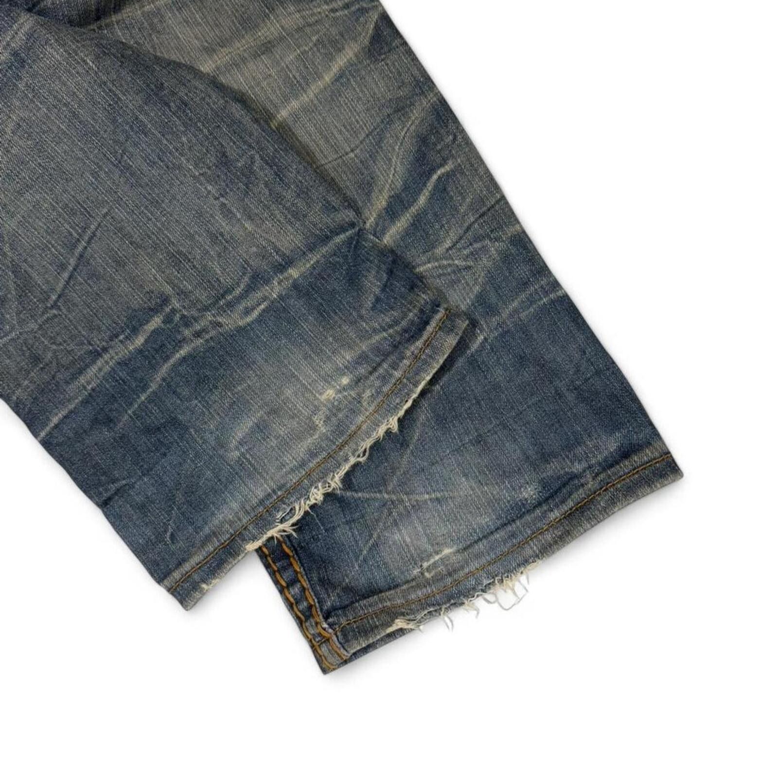 True Religion Crazy EXR mud wash denim jeans with back pockets design Size 34" / US 12 / IT 48 - 8 Thumbnail