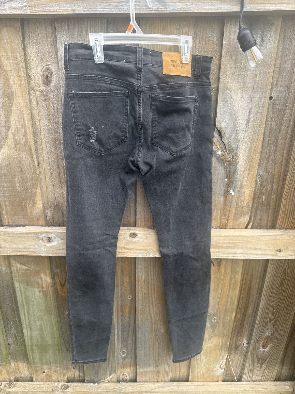 Profound Aesthetic profound aesthetic black skinny jeans Size US 30 / EU 46 - 1 Thumbnail