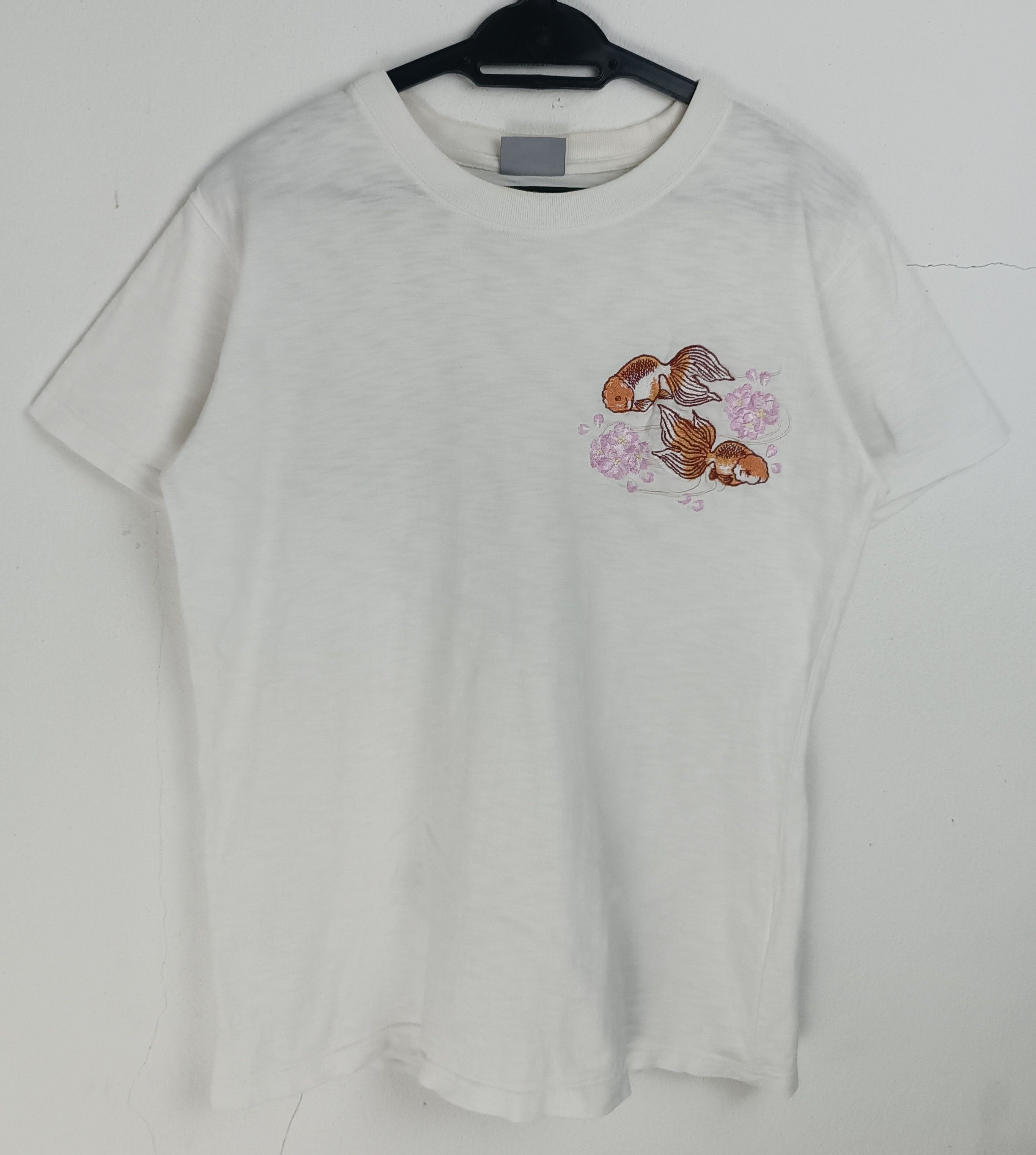 Japanese Brand VINTAGE SUKAJAN STYLE JAPANESE KOI FULL EMBROIDERY VERY RARE Size US M / EU 48-50 / 2 - 3 Thumbnail