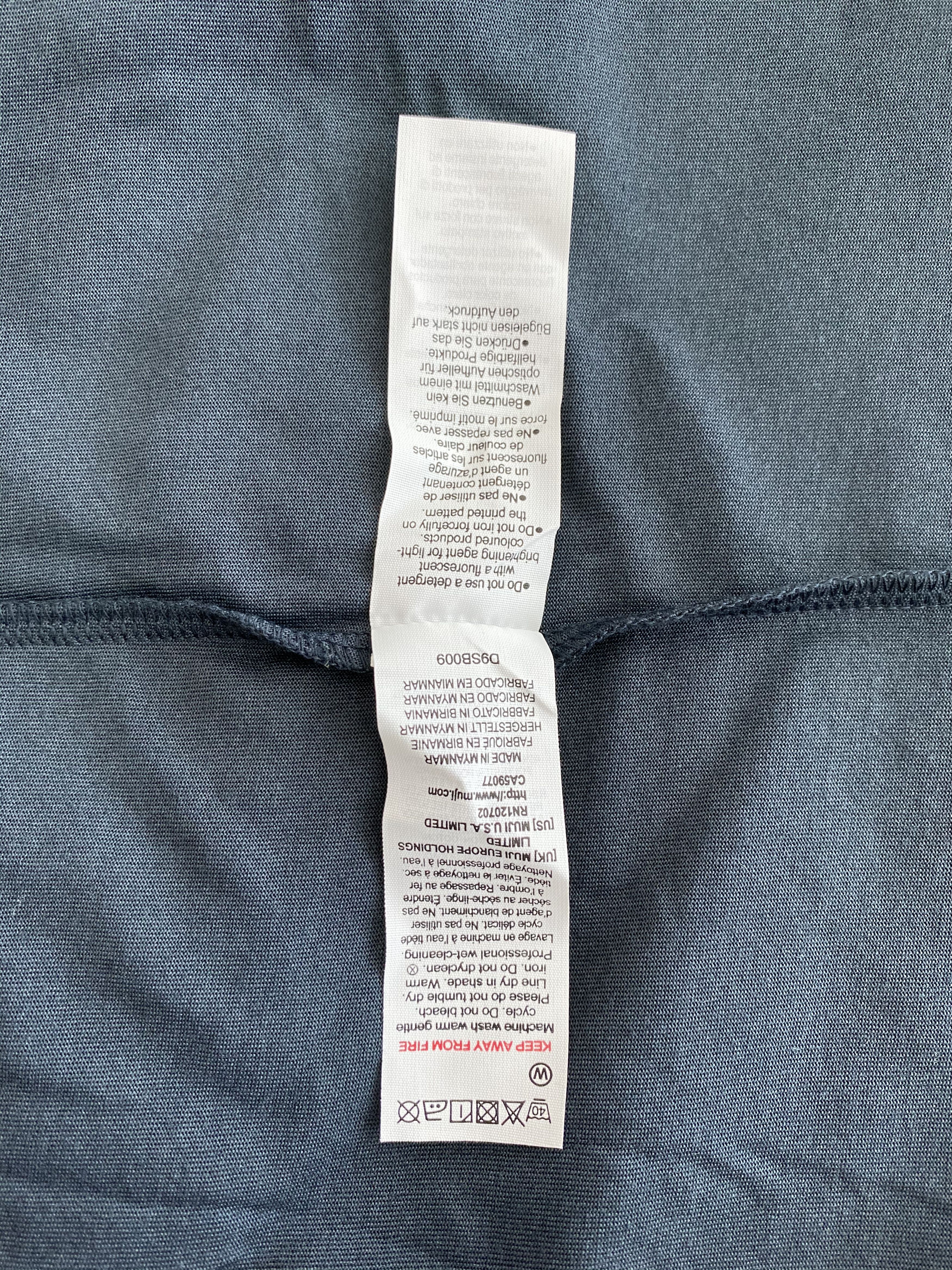 Muji Never Worn Dark Navy “Big Silhouette T-Shirt” Size US L / EU 52-54 / 3 - 4 Thumbnail