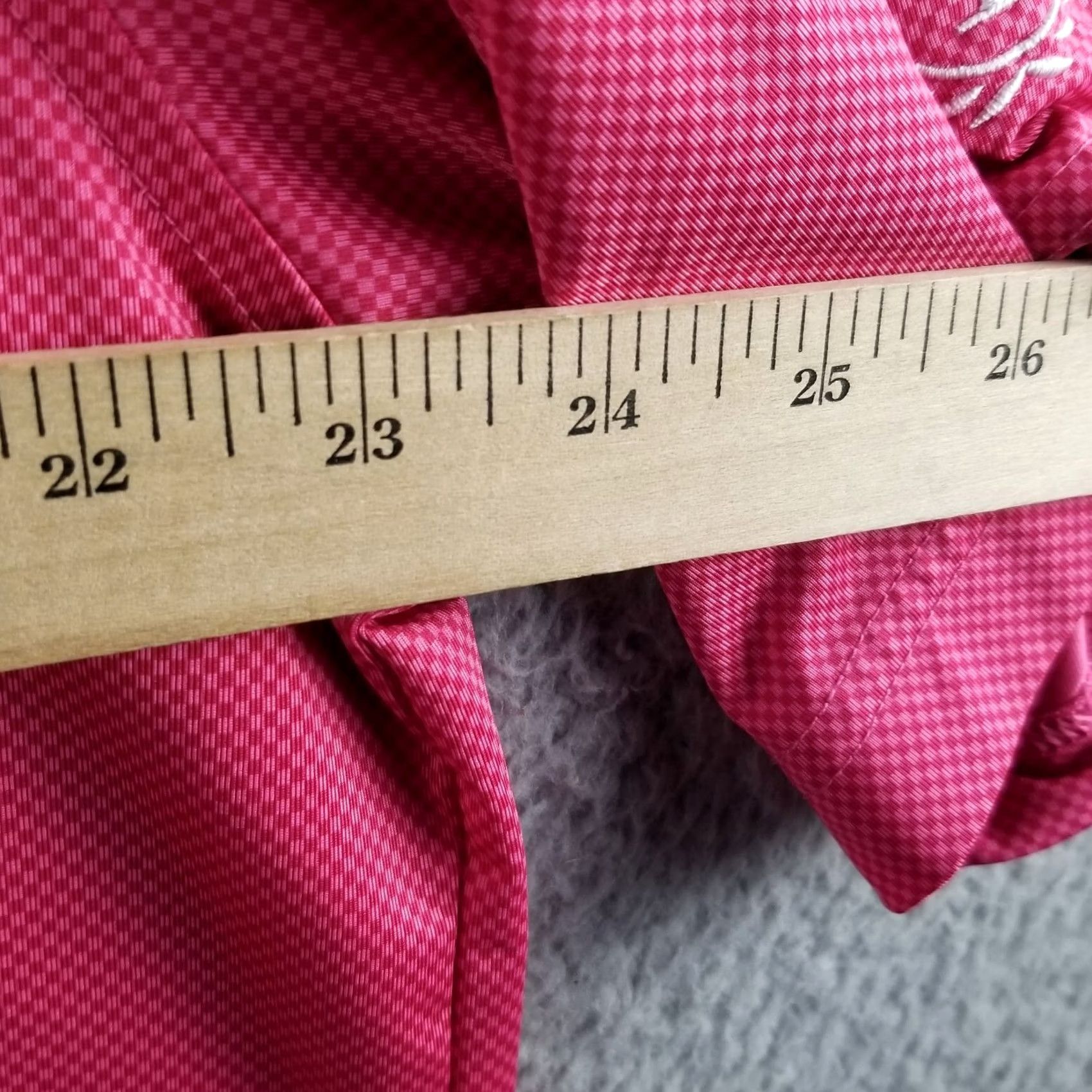 Footjoy FOOTJOY GOLF POLO SHIRT L LARGE PINK SQUARE CHECK PRODRY PERFORMANCE TCC Size US L / EU 52-54 / 3 - 7 Thumbnail