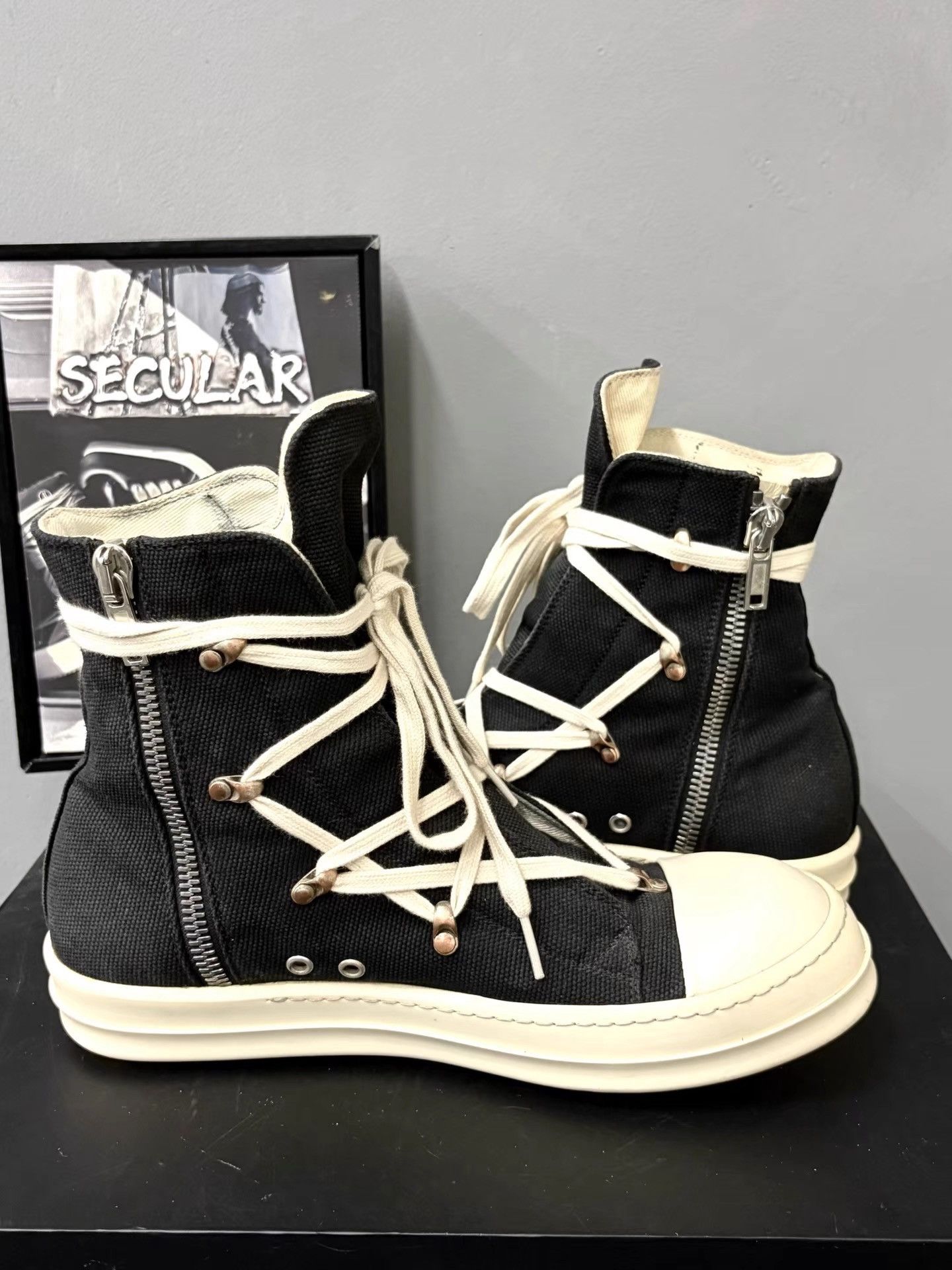 Rick Owens Rick Owens Pentagram Jumbo Sneakers K34 Size US 10 / EU 43 - 6 Thumbnail
