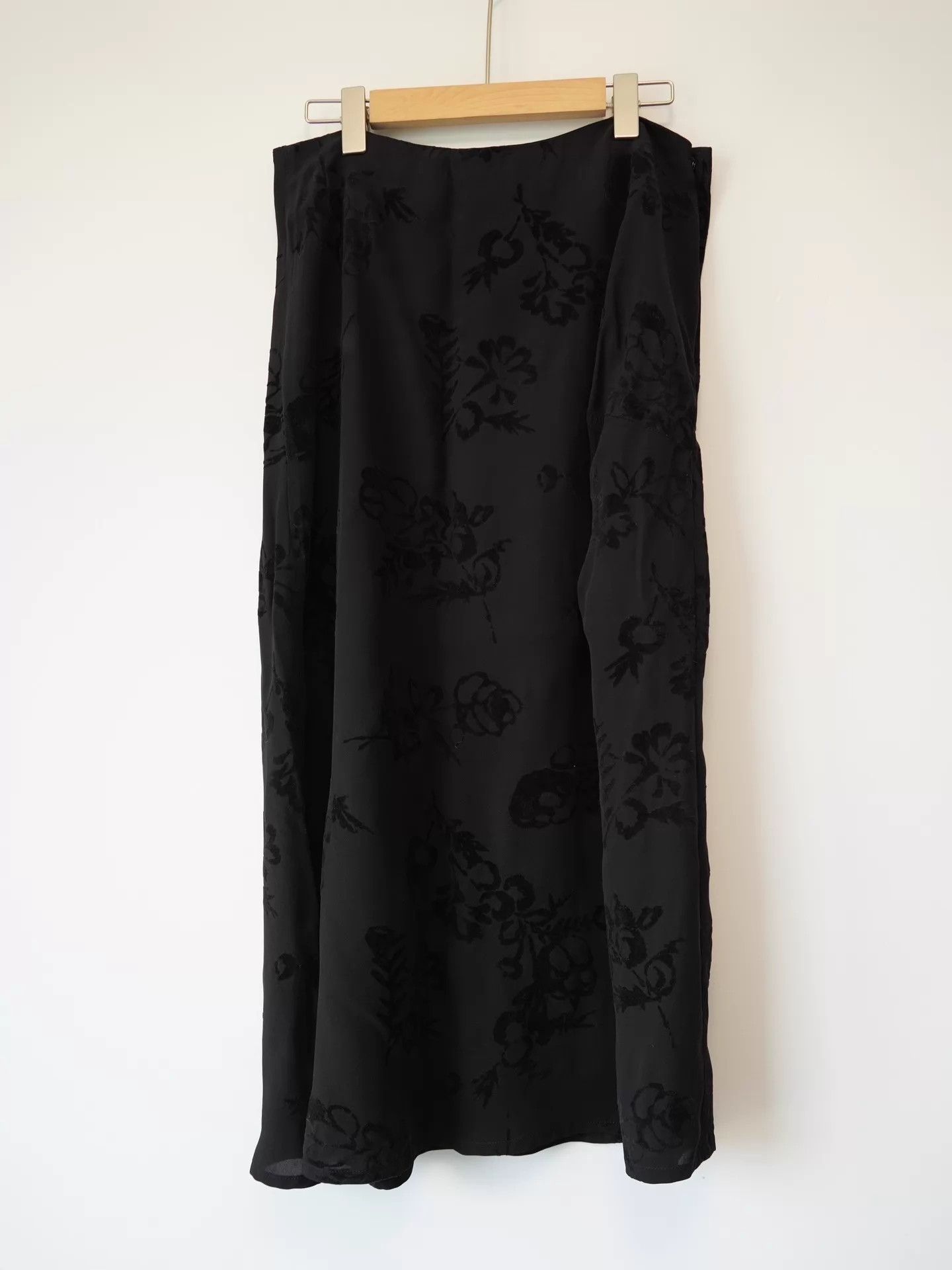 Yohji Yamamoto Yohji Yamamoto 1997SS Velvet Floral Dress Size S Size 26" / US 2 / IT 38 - 2 Thumbnail