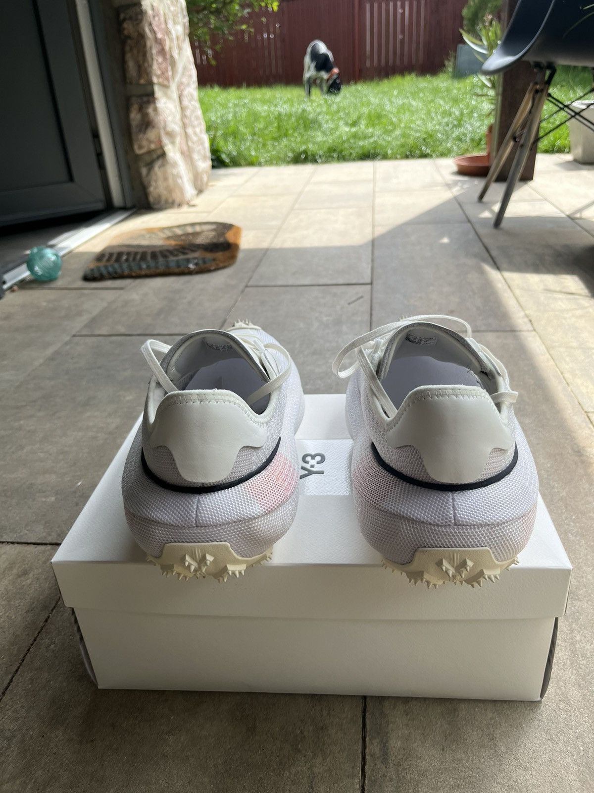 Y-3 Adidas Y-3 Makura Core White Orange Size US 10.5 / EU 43-44 - 3 Thumbnail