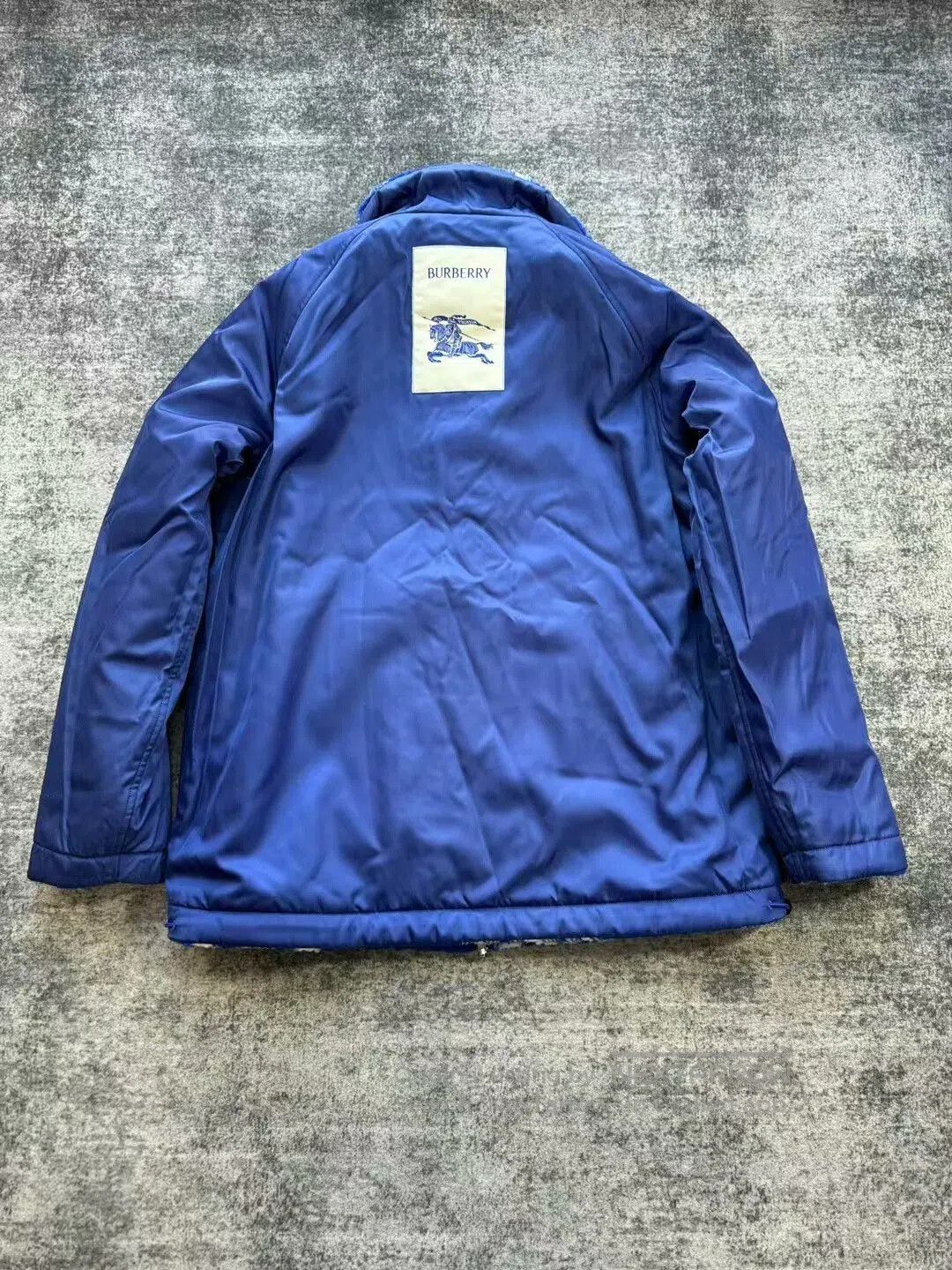 Burberry burberry blue teddy double-sided jacket. Size US L / EU 52-54 / 3 - 5 Thumbnail