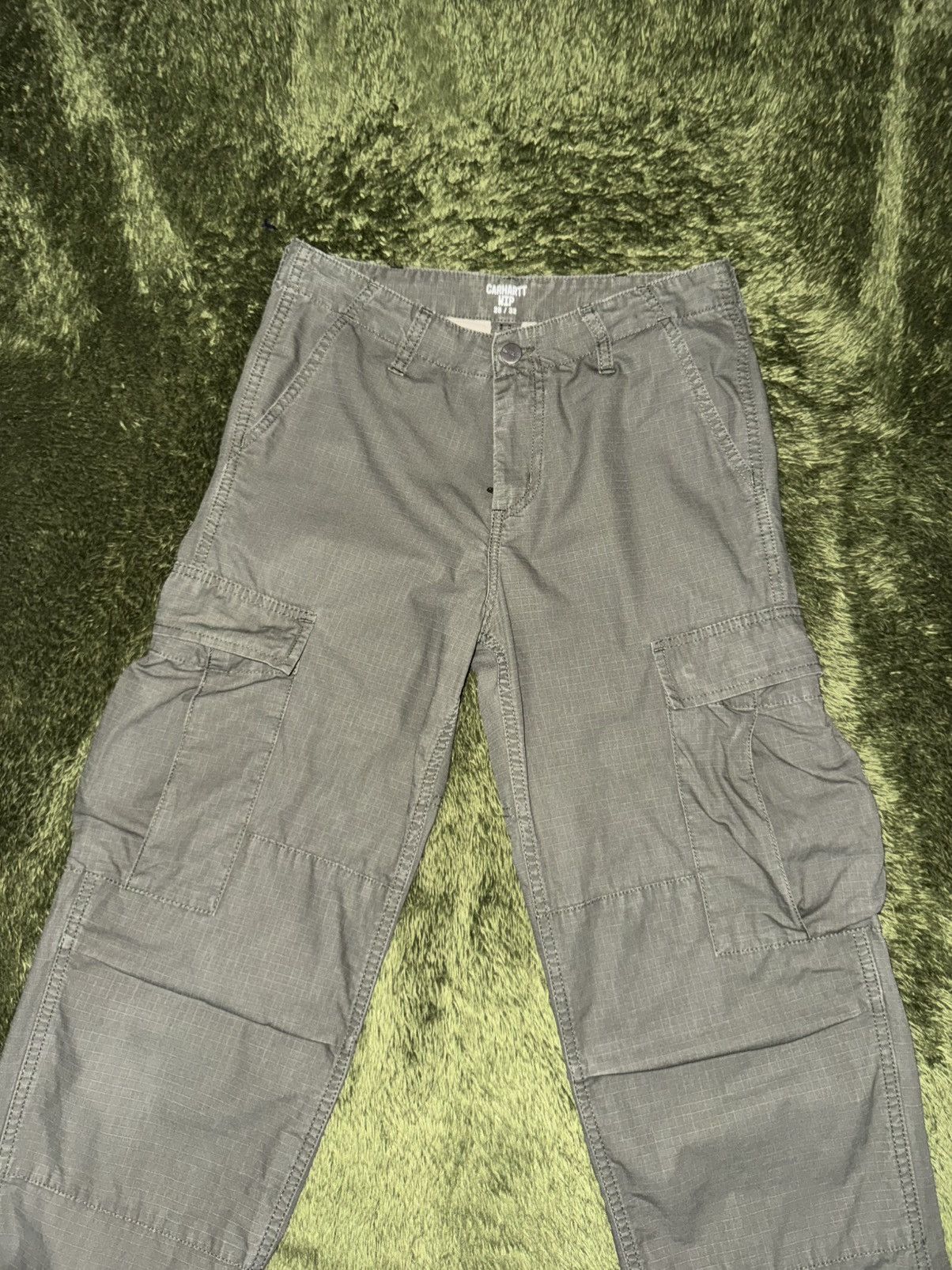 Carhartt Wip [28X32] Carhartt WIP Ripstop Cargo Pants Olive Size US 28 / EU 44 - 5 Thumbnail