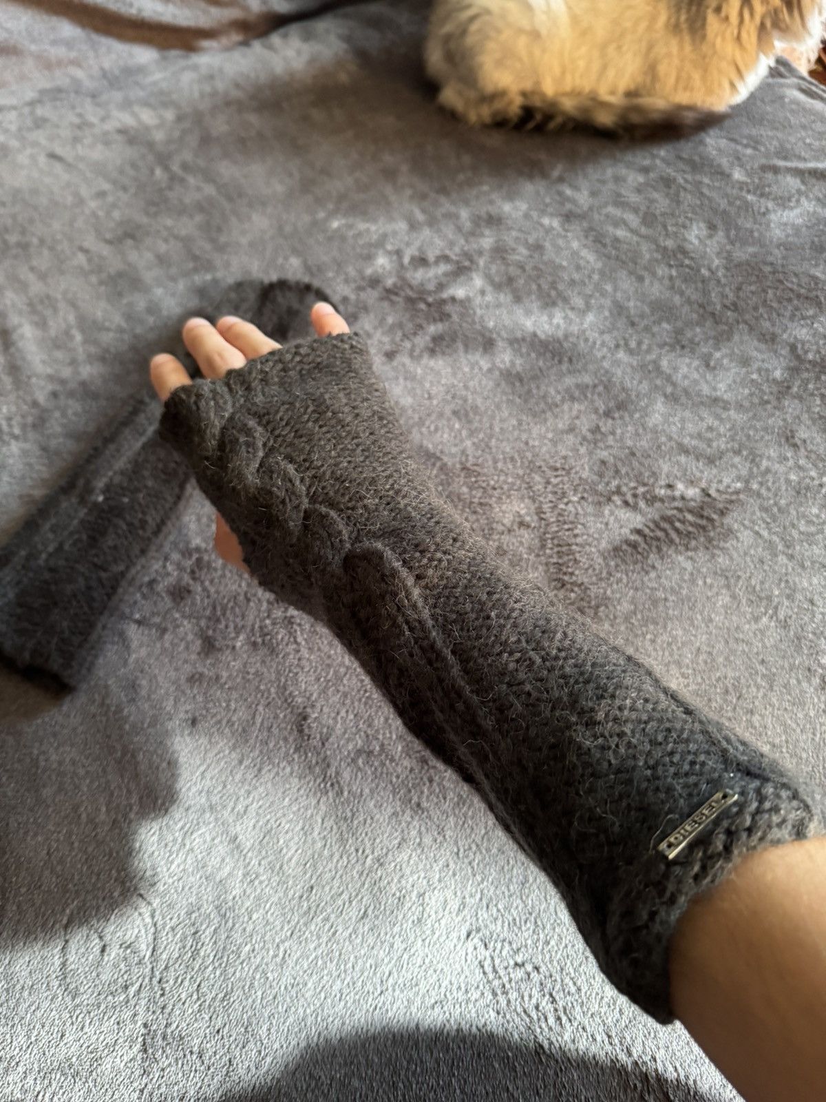 Diesel Diesel avant-garde wool mittens Size ONE SIZE - 1 Thumbnail
