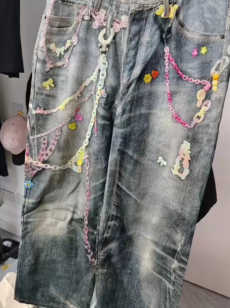 Acne Studios acne studios Make old washed candy chain jeans 2503-Nextarr Size US 36 / EU 52 - 3 Thumbnail