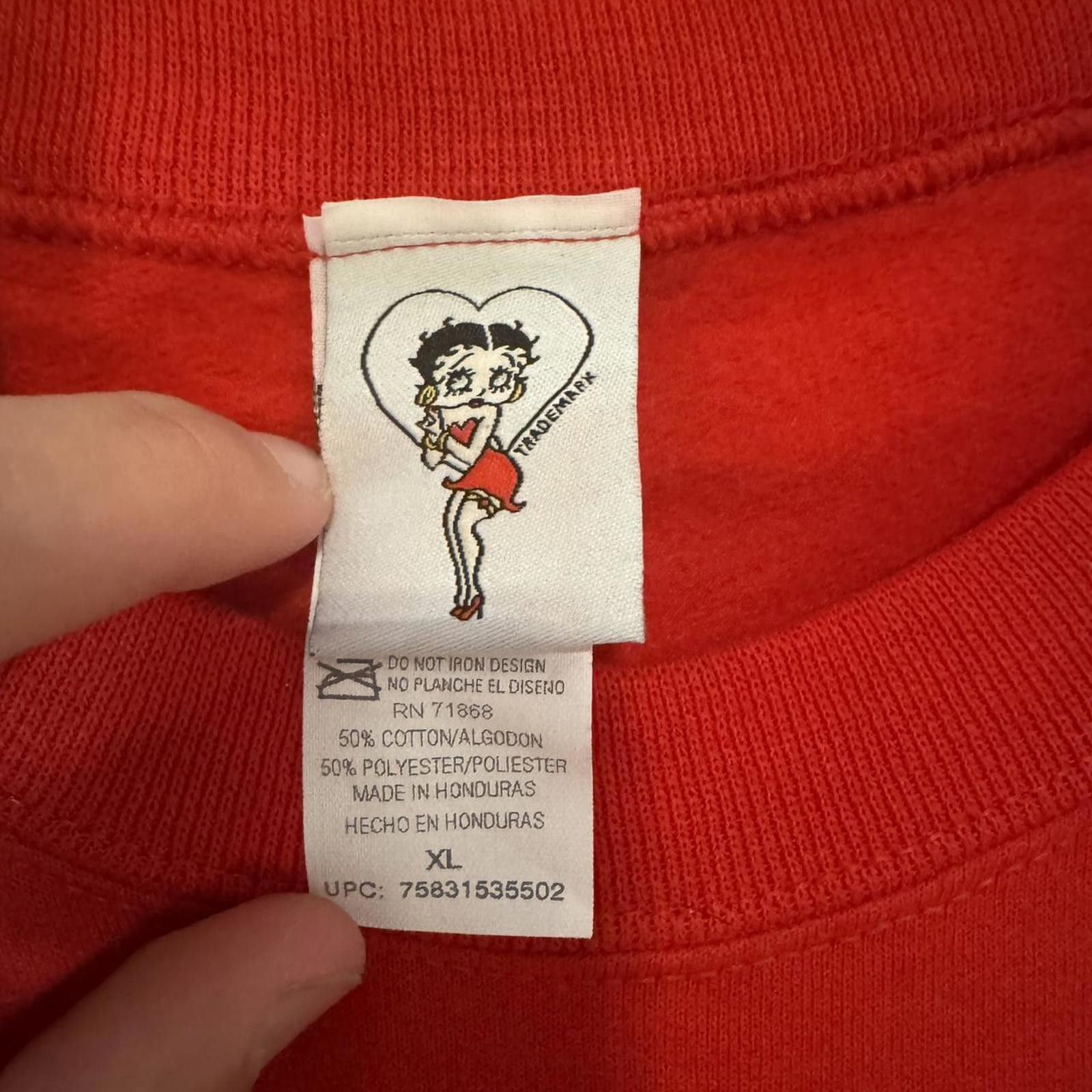 Other Christmas sweater with Betty Boop design Size US XL / EU 56 / 4 - 3 Thumbnail