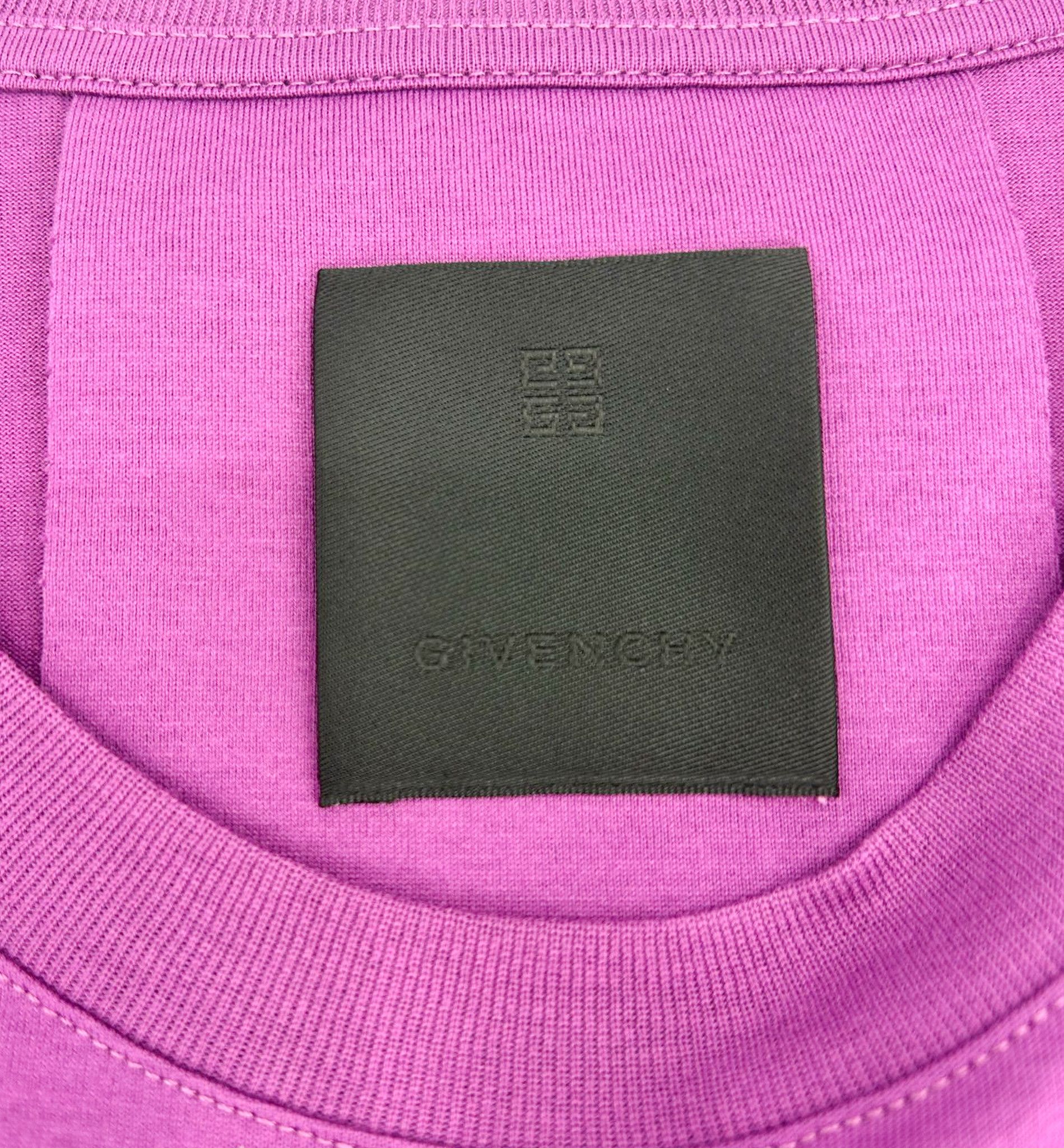 Givenchy Givenchy Grape TK-MX Crewneck T-Shirt Size US L / EU 52-54 / 3 - 3 Thumbnail