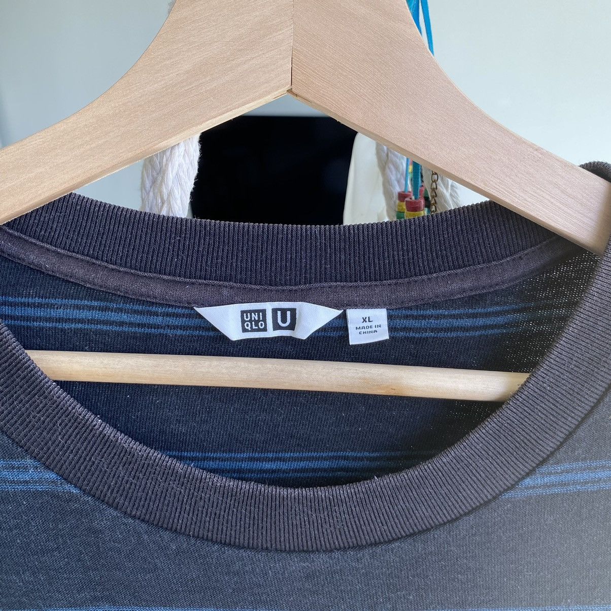 Lemaire × Uniqlo Faded Lemaire x Uniqlo Stripe ERD GRUNGE GRAIL TEE Size US XL / EU 56 / 4 - 2 Thumbnail