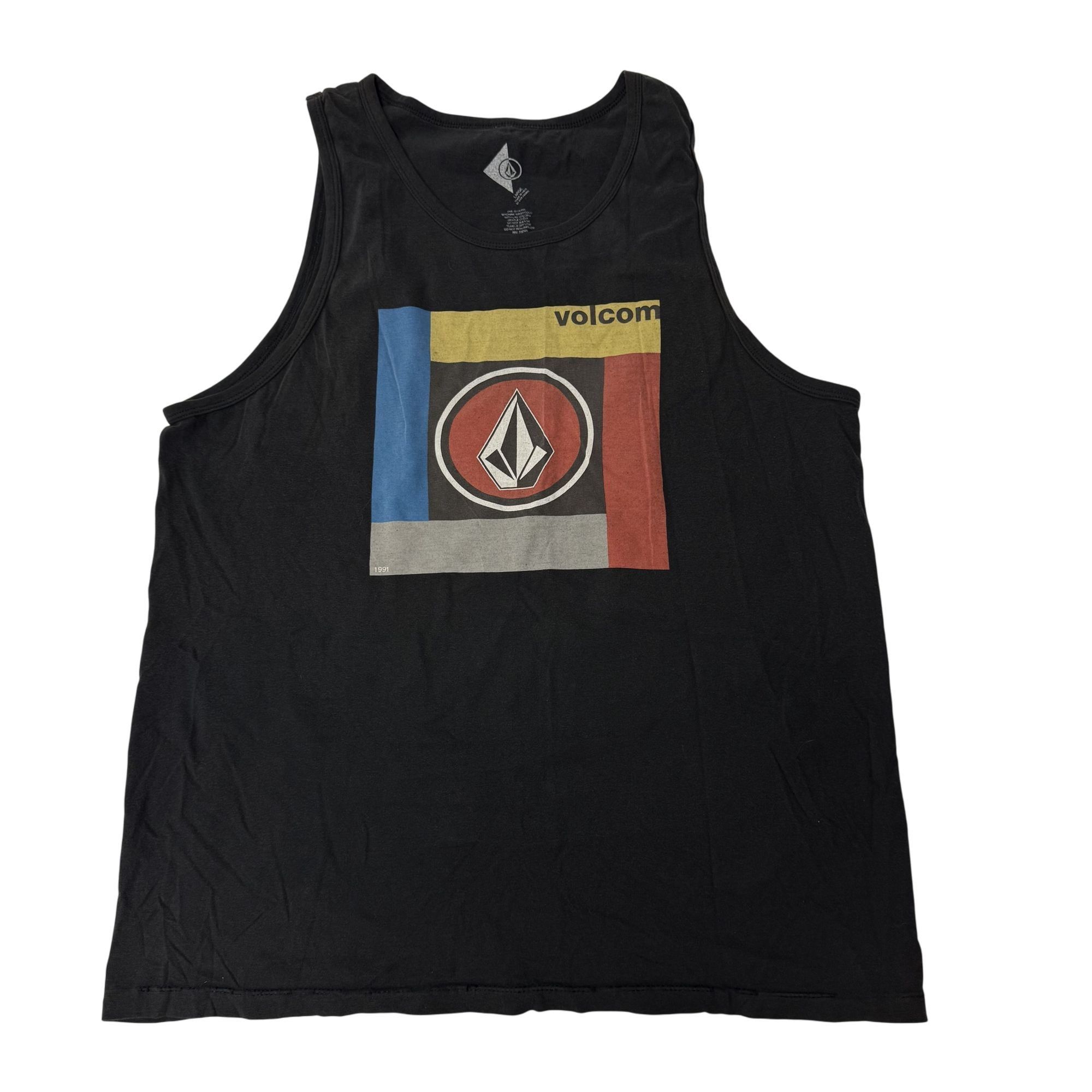 Volcom Vtg Volcom Tank Top SPELLOUT Logo 1991 SKATER Muscle Shirt Size US L / EU 52-54 / 3 - 1 Thumbnail
