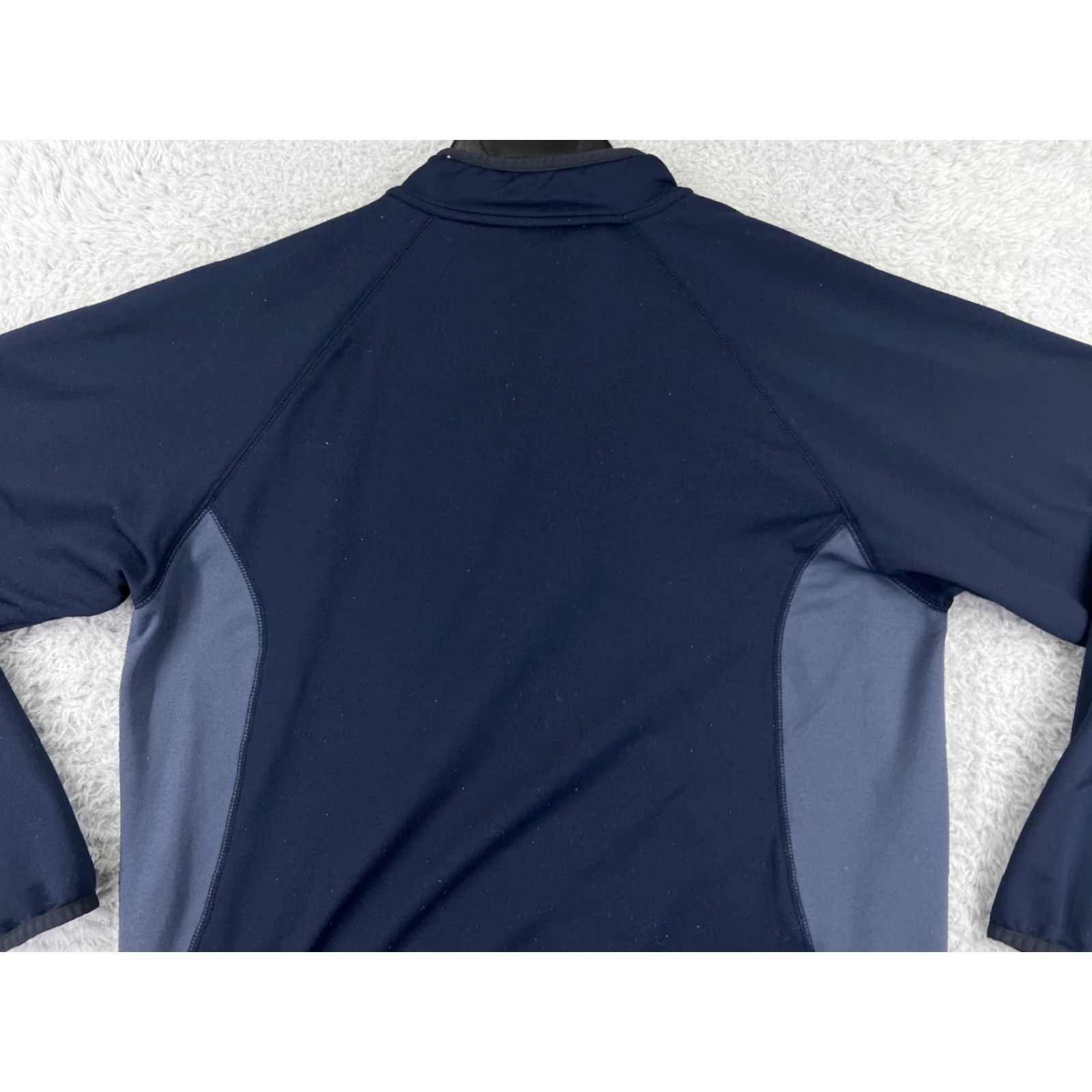Champion Champion Mens Blue 1/4 Zip Sweater Long Sleeve Jersey Polyester Pullover Regular Size L Shirts? Size US L / EU 52-54 / 3 - 6 Thumbnail