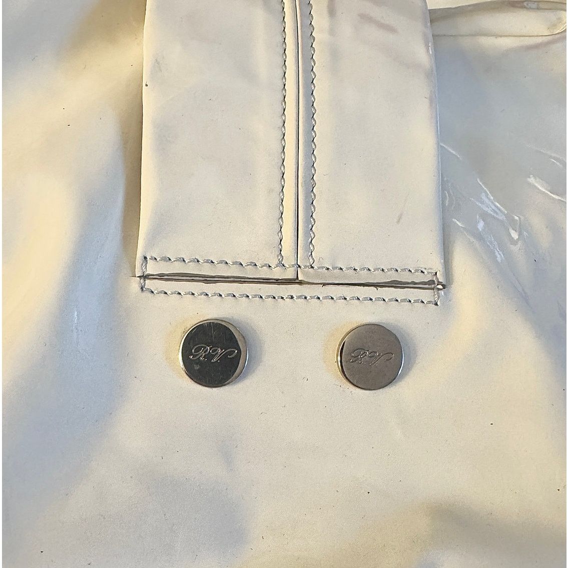 Roger Vivier Roger Vivier White Patent Leather Shoulder Bag Size ONE SIZE - 6 Thumbnail