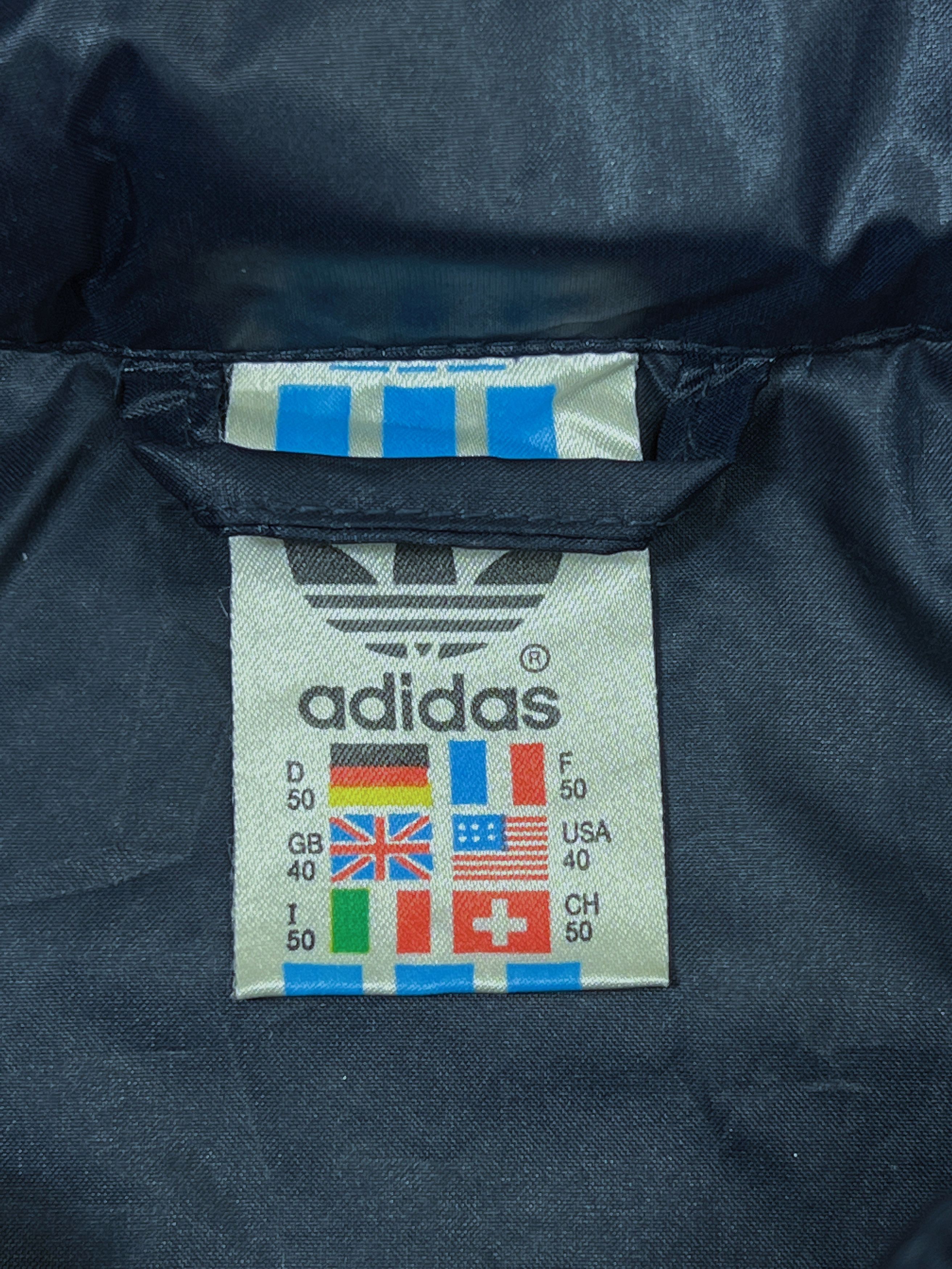 Adidas × Vintage Vintage Adidas Light Jacket Nylon Navy Blue & Red Size US M / EU 48-50 / 2 - 7 Thumbnail