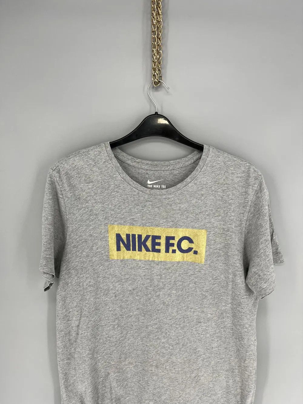 Nike Vintage 90s Nike F.C. Swoosh Logo Tee Travis Scott Style Size US L / EU 52-54 / 3 - 6 Thumbnail