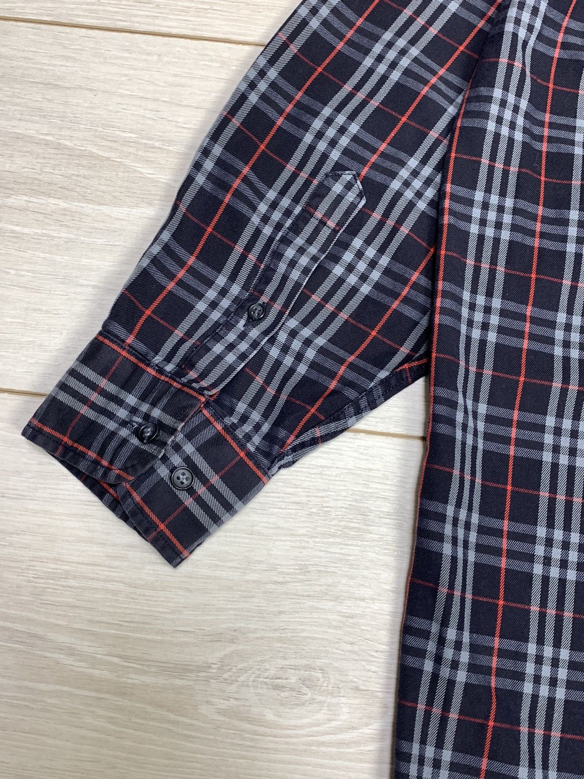 Burberry Burberrys London Nova Check Blue Oxfords Shirt Size US XL / EU 56 / 4 - 10 Thumbnail
