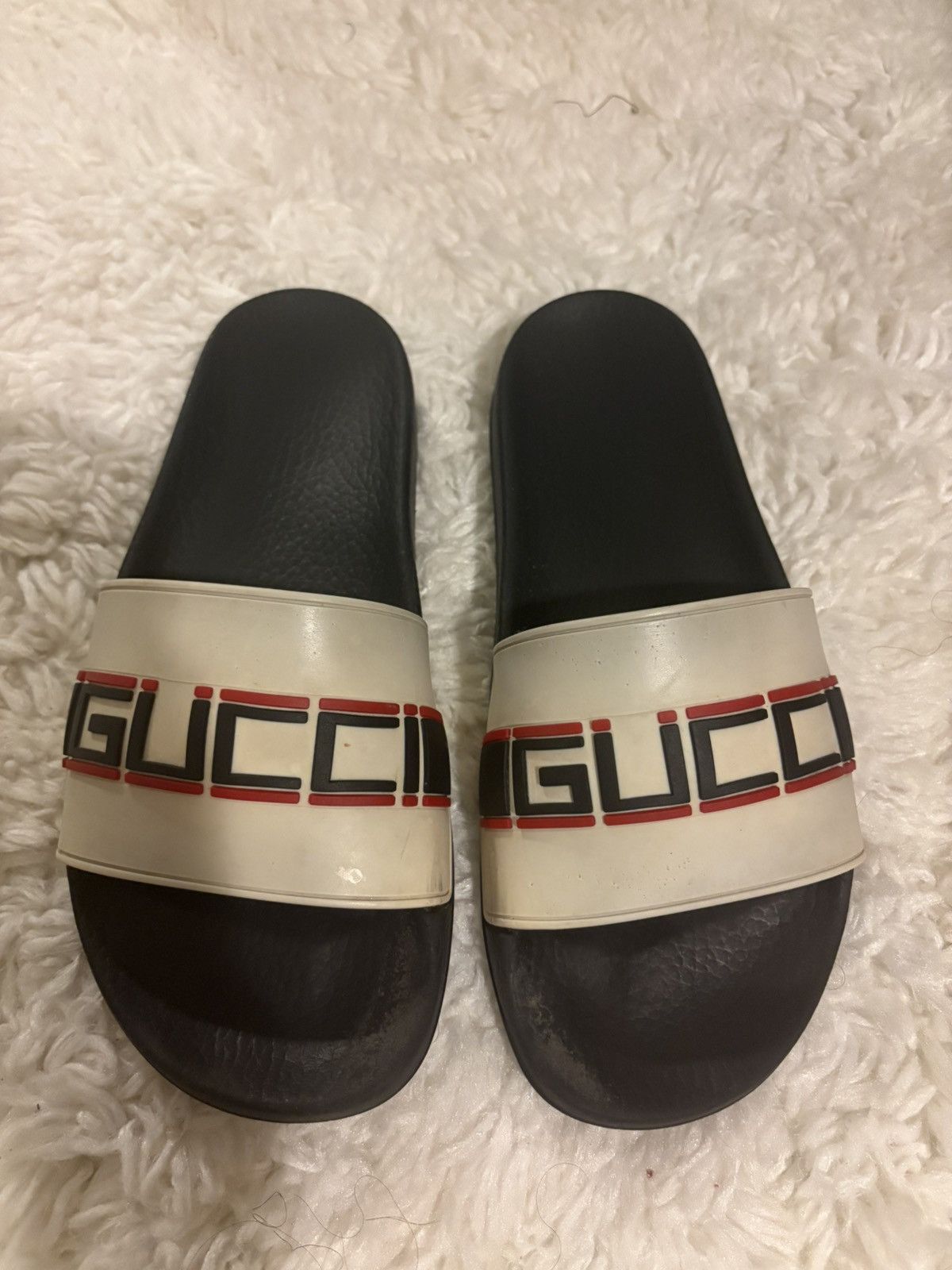 Gucci Gucci Stripe Rubber Slide Size US 8 / IT 38 - 6 Thumbnail