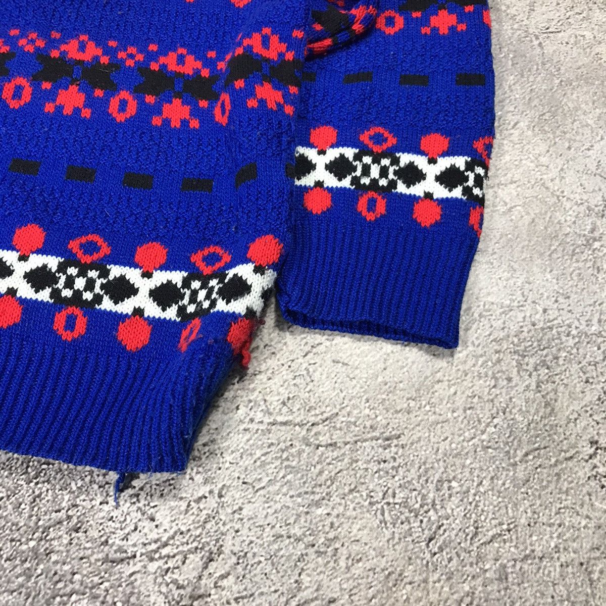 Vintage Vintage Y2K SWEATER Oversized 90s ABSTRACT MOHAIR Size M / US 6-8 / IT 42-44 - 4 Thumbnail