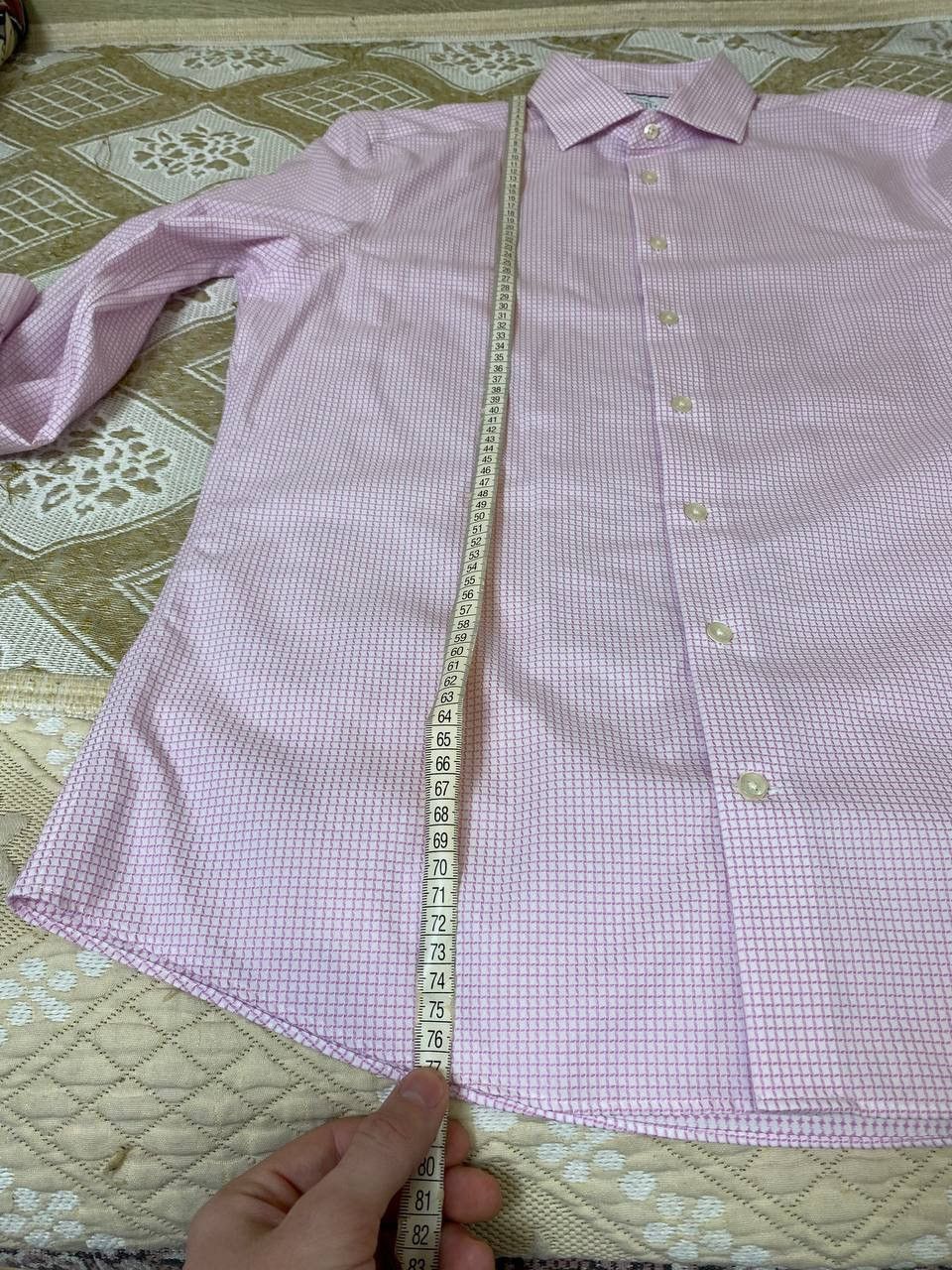 Charles Tyrwhitt 🔥 Charles Tyrwhitt Check Pink Button Up Long Sleeve Shirt Size US XL / EU 56 / 4 - 12 Thumbnail