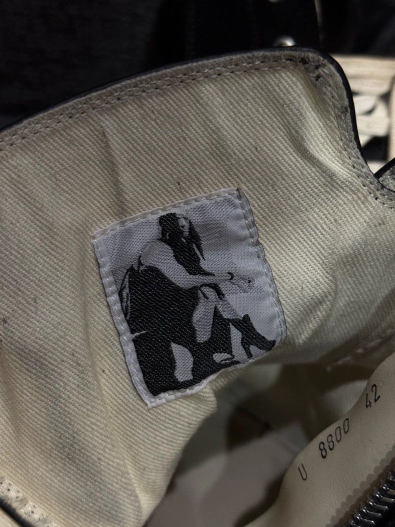 Rick Owens Rick Owens Classic Black and White Coated Big Converse sho Size US 9 / EU 42 - 9 Thumbnail