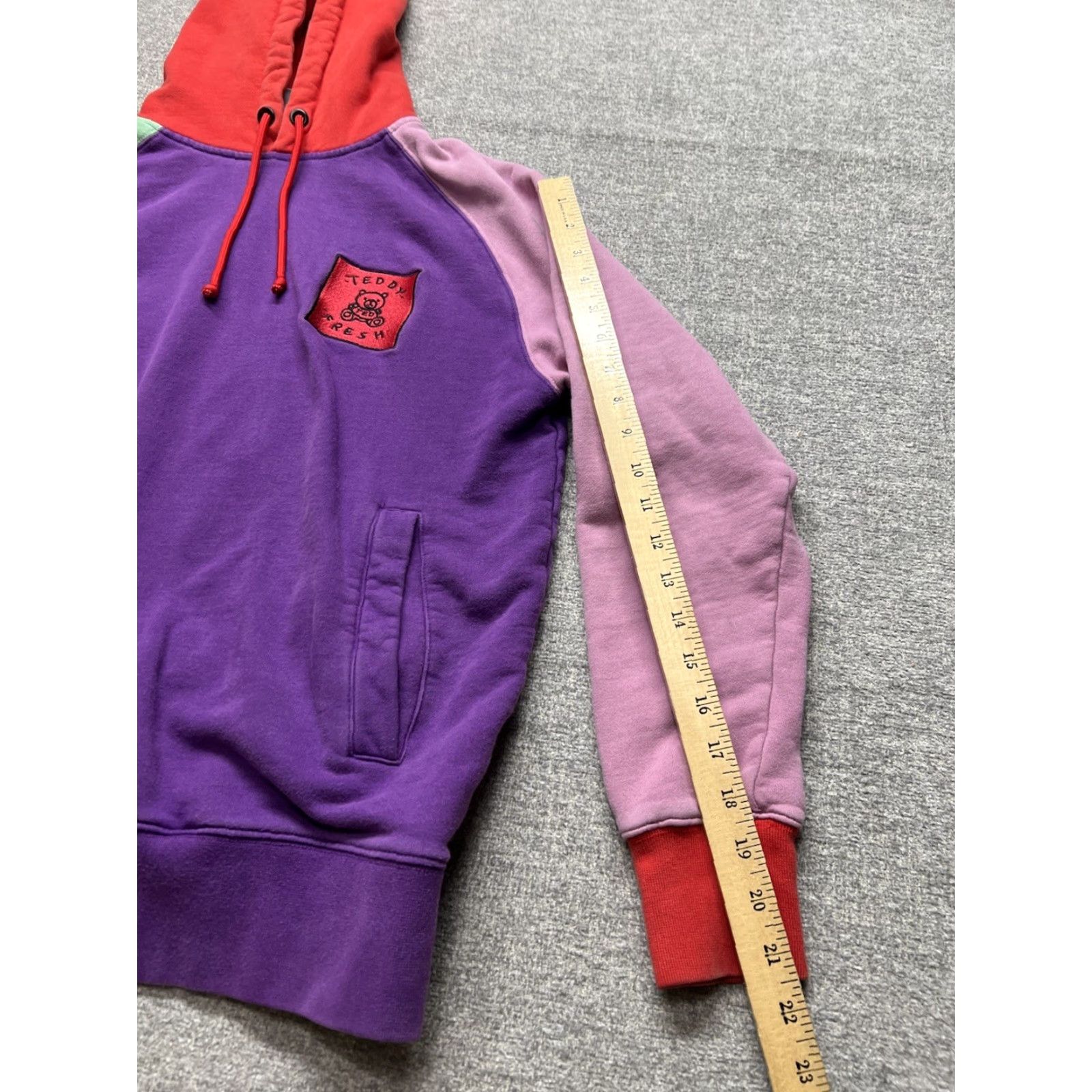 Teddy Fresh Teddy Fresh TED Color-block Multicolor Pastel Pullover Sweatshirt Hoodie Size Large Mens Size US S / EU 44-46 / 1 - 5 Thumbnail