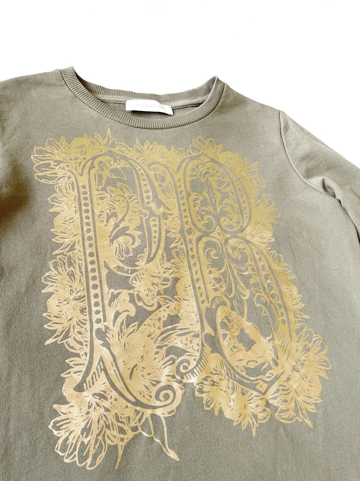 Pierre Balmain Pierre Balmain Big Logo Green Women Sweatshirt Size 38/M Size M / US 6-8 / IT 42-44 - 6 Thumbnail