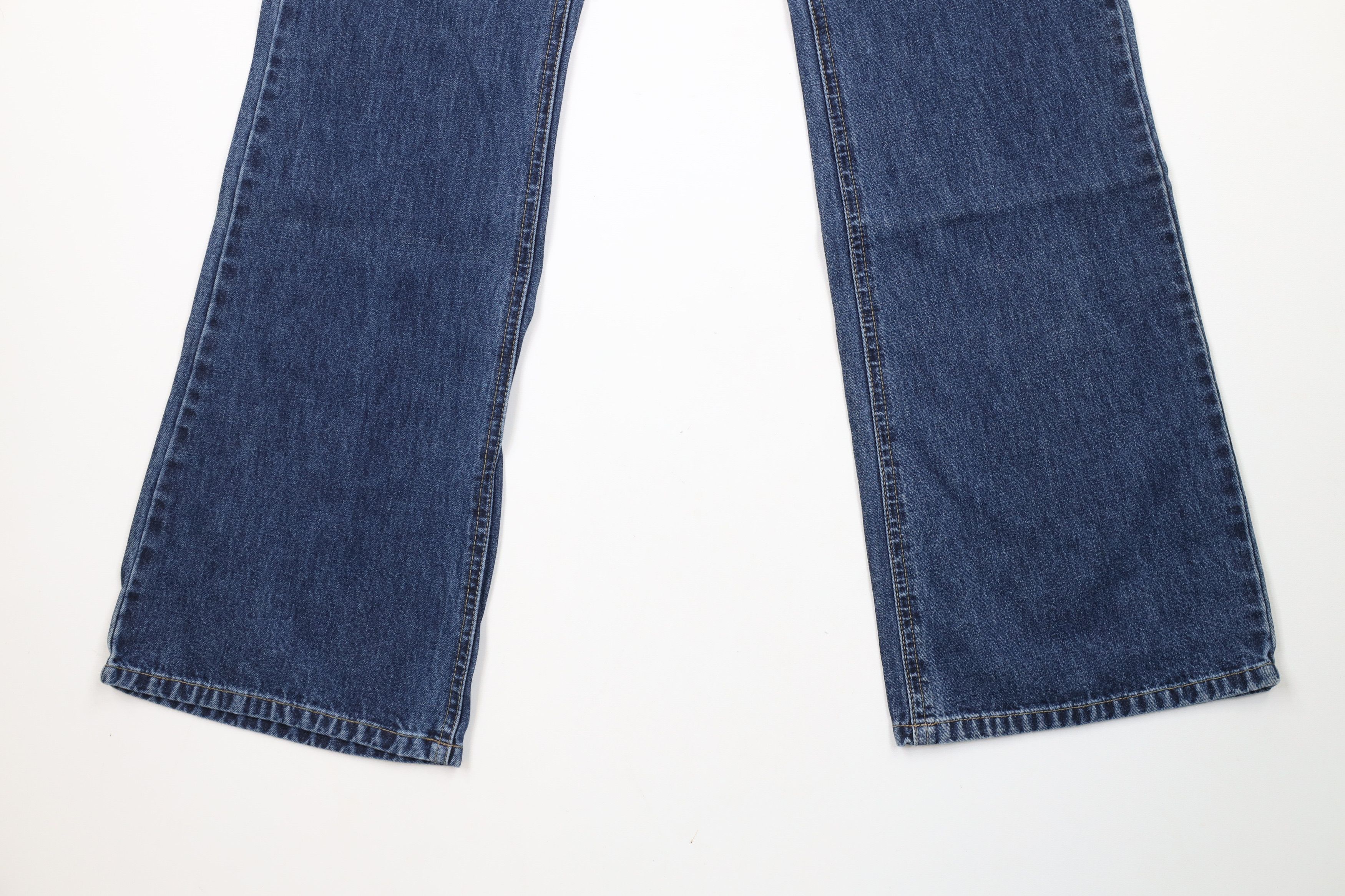 Esprit × Vintage Vintage Y2K Esprit Babydoll Flared Wide Leg Denim Jeans Blue Size 28" / US 6 / IT 42 - 4 Thumbnail