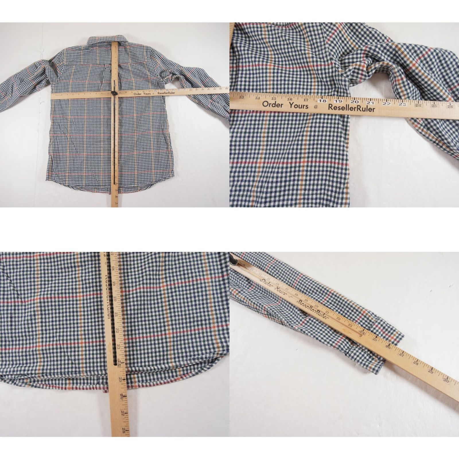 Marine Layer Marine Layer Women's Flannel Shirt Large Button Down Long Sleeve Multicolor Check Casual Size L / US 10 / IT 46 - 8 Thumbnail