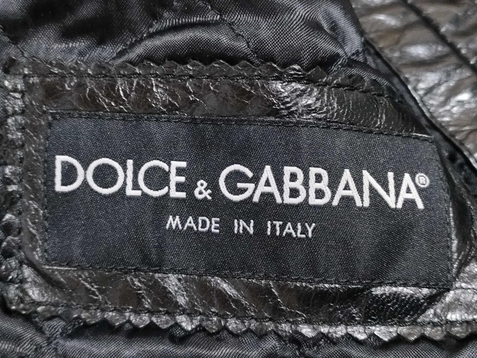 Dolce & Gabbana Vintage Dolce & Gabbana Leather Jacket Size S / US 4 / IT 40 - 4 Thumbnail