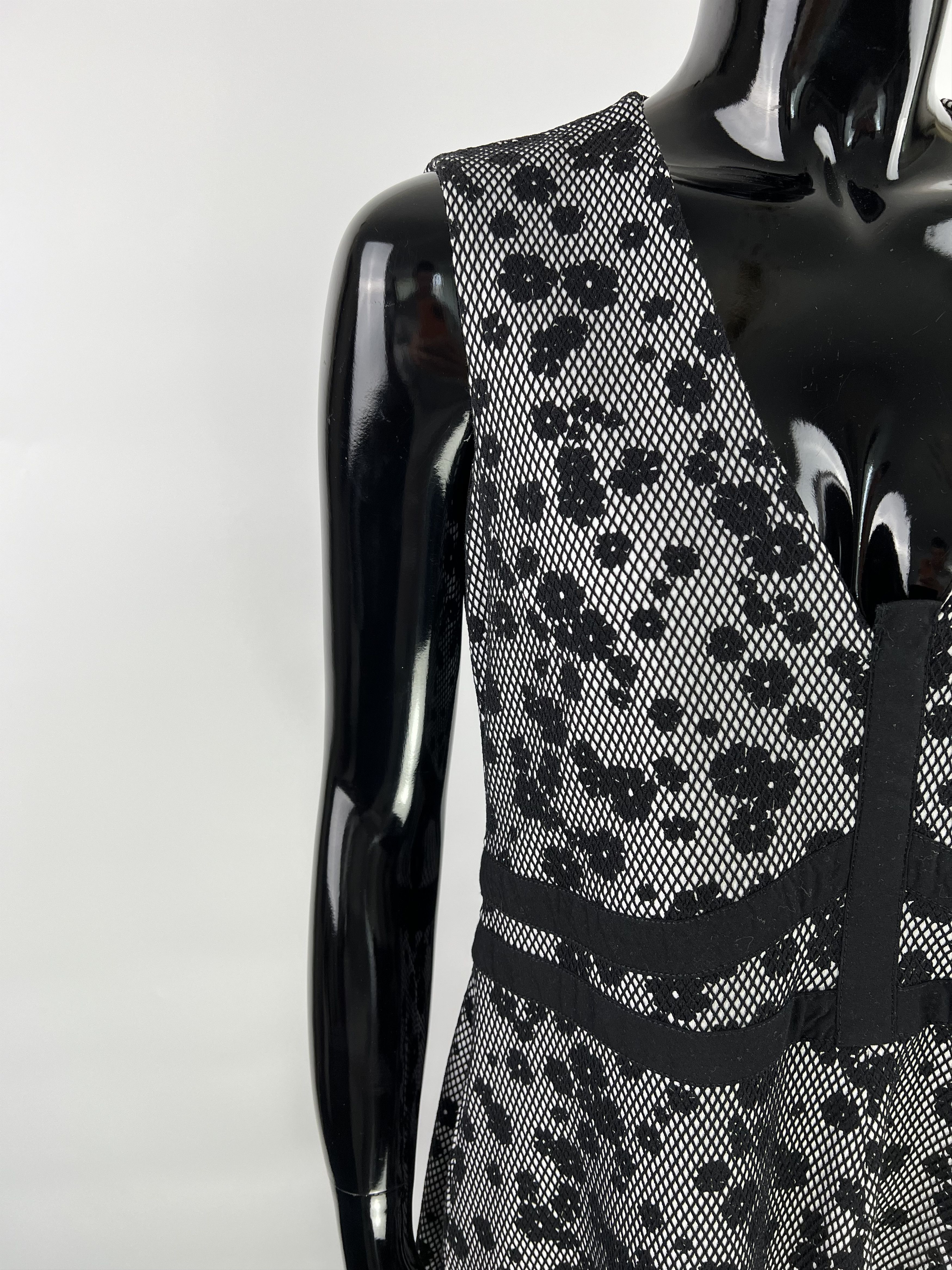 DOROTHEE SCHUMACHER Dorothee Schumacher Mesh Floral Print Sleeveless Dress M/L Size M / US 6-8 / IT 42-44 - 4 Thumbnail