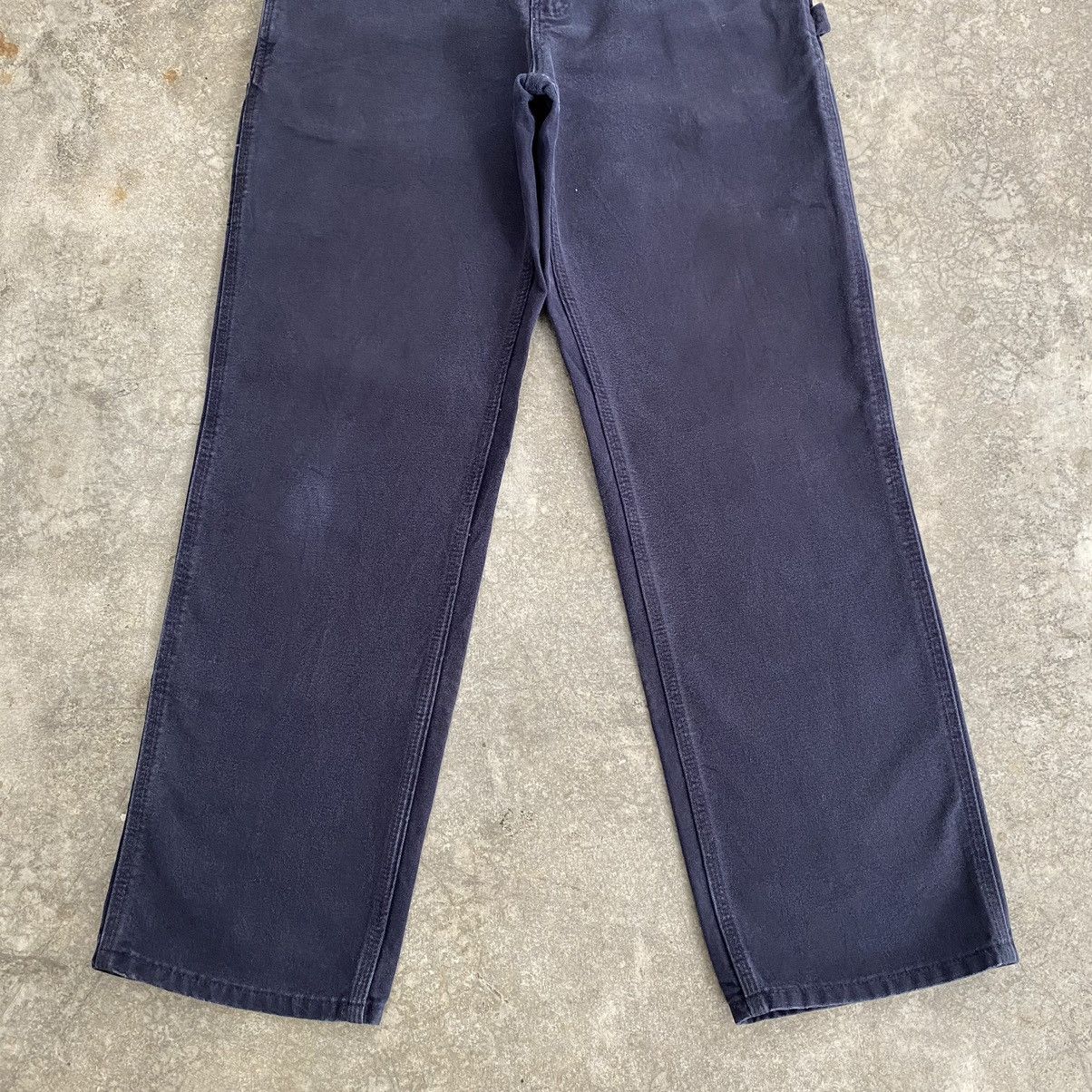 Carhartt Size 30x30.5 VTG Carhartt Midnight Blue Carpenter Work Pants Size US 30 / EU 46 - 3 Thumbnail