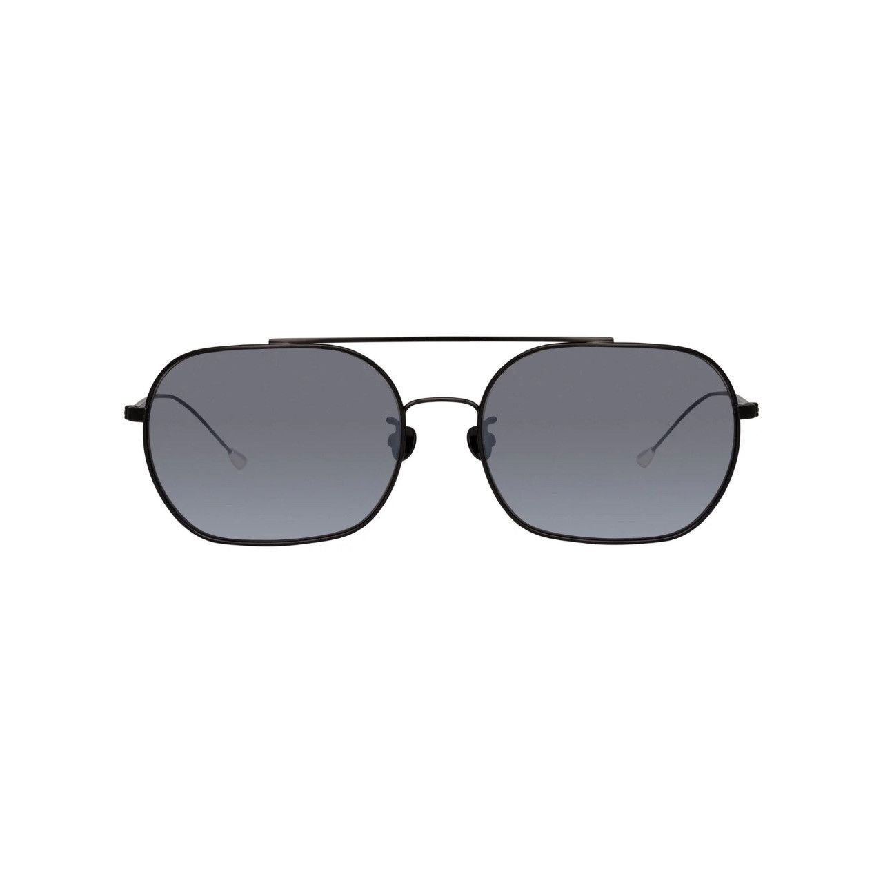 Ann Demeulemeester Ann Demeulemeester Sunglasses Matte Black and Silver Size ONE SIZE - 1 Thumbnail