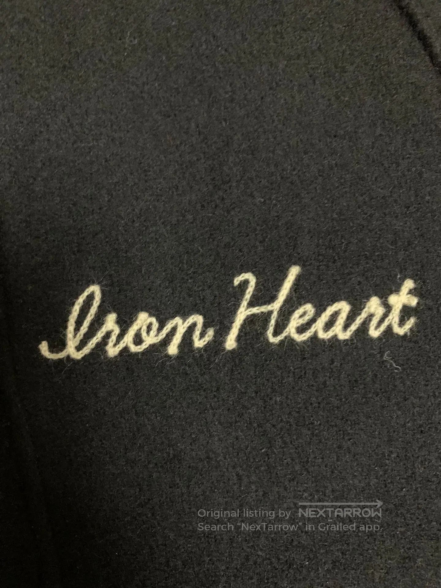 Iron Heart black wool baseball jacket by iron heart. Size US M / EU 48-50 / 2 - 3 Thumbnail