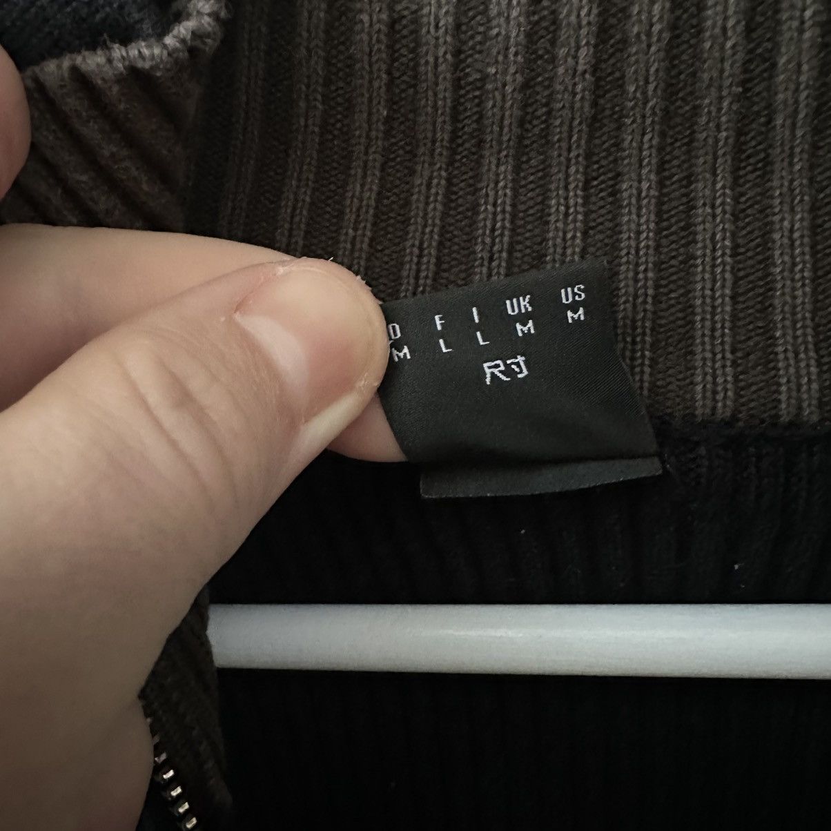 POST ARCHIVE FACTION (PAF) Vintage Next Knit Zip Sweater Grunge Archival Old Money Hype Size US M / EU 48-50 / 2 - 6 Thumbnail