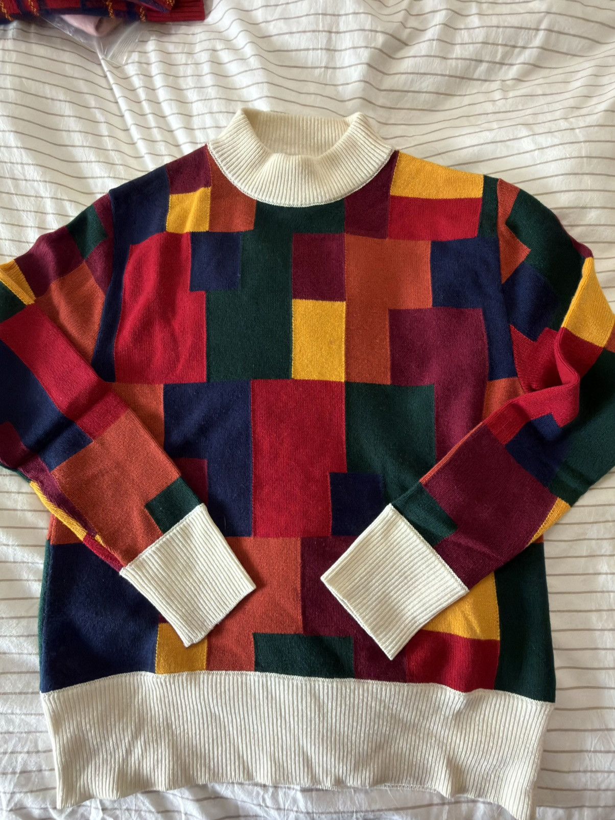 Aime Leon Dore × Woolrich Woolen Mills Aime Leon Dore Woolrich color block sweater Size US L / EU 52-54 / 3 - 1 Thumbnail