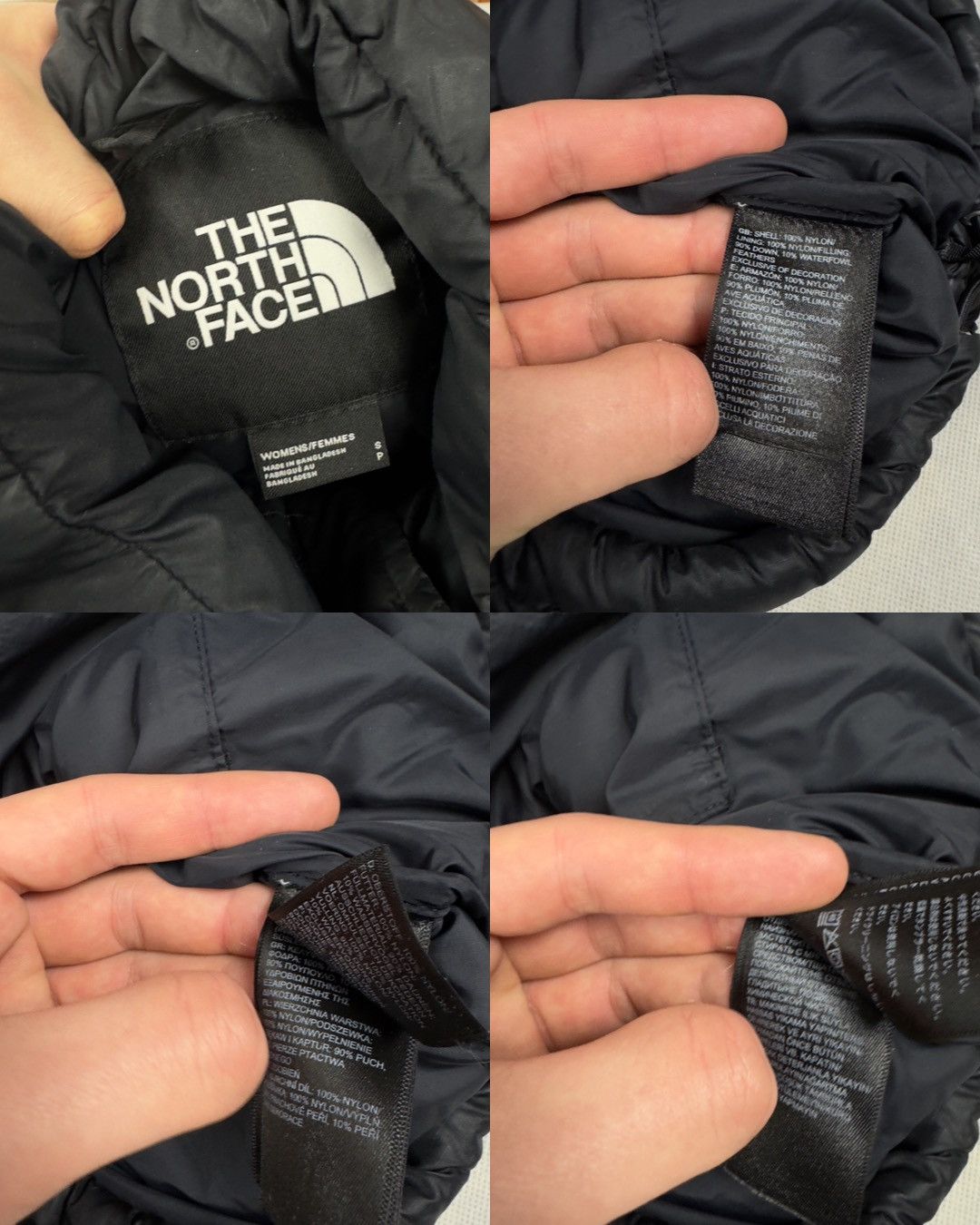 The North Face The North Face 700 Womens Black Full Zip Puffer Jacket Small Size S / US 4 / IT 40 - 2 Thumbnail