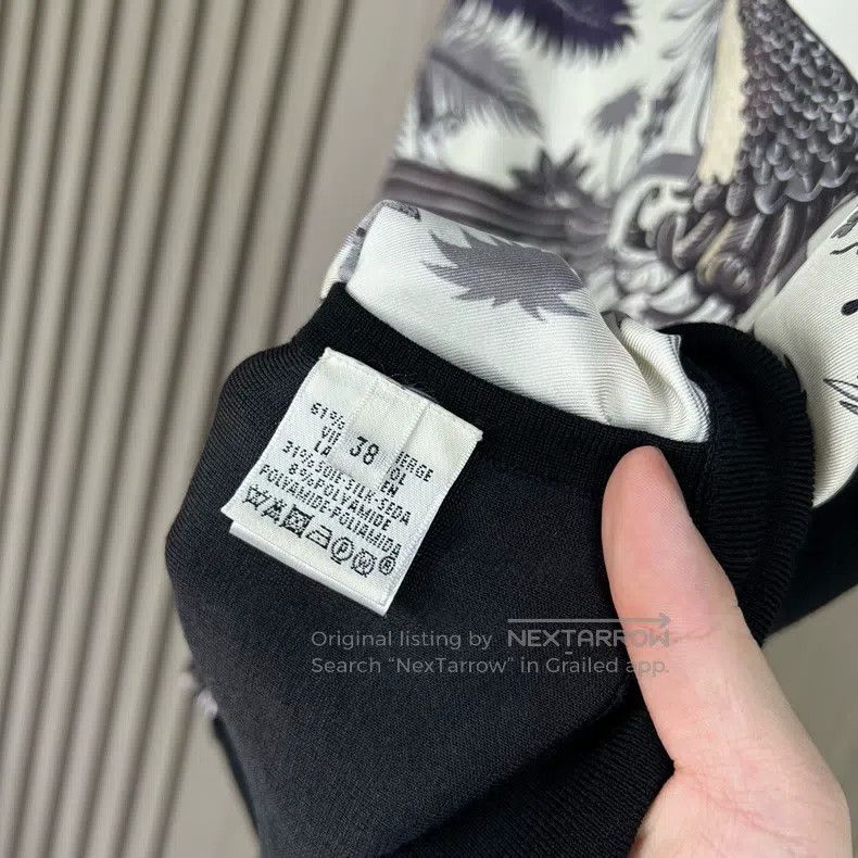 Hermes Hermes Silk and Wool Patchwork Vest Size XS / US 0-2 / IT 36-38 - 6 Thumbnail