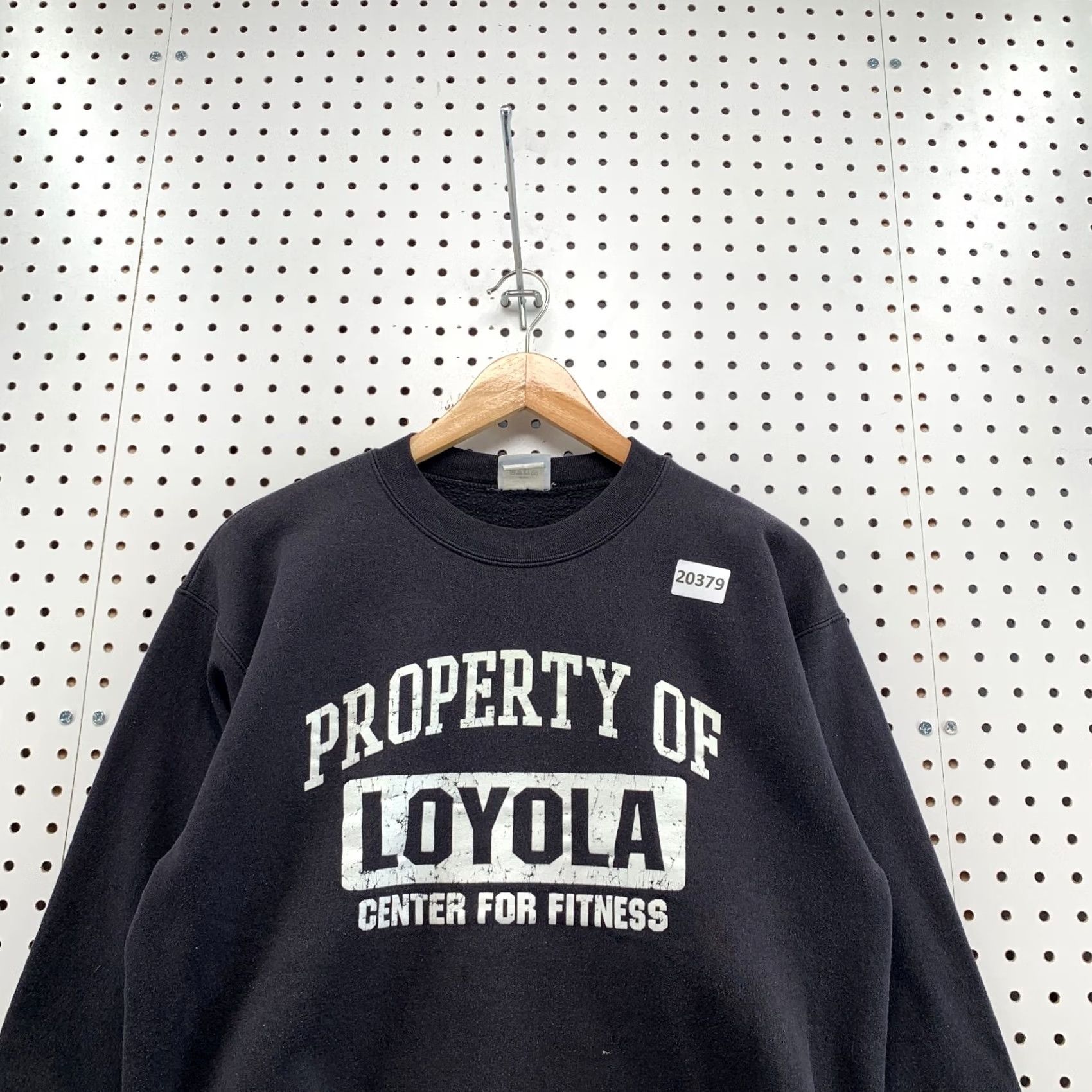 Vintage Loyola University Sweatshirt Mens Medium Black Crewneck Pullover Faded 21x27 Size US M / EU 48-50 / 2 - 6 Thumbnail