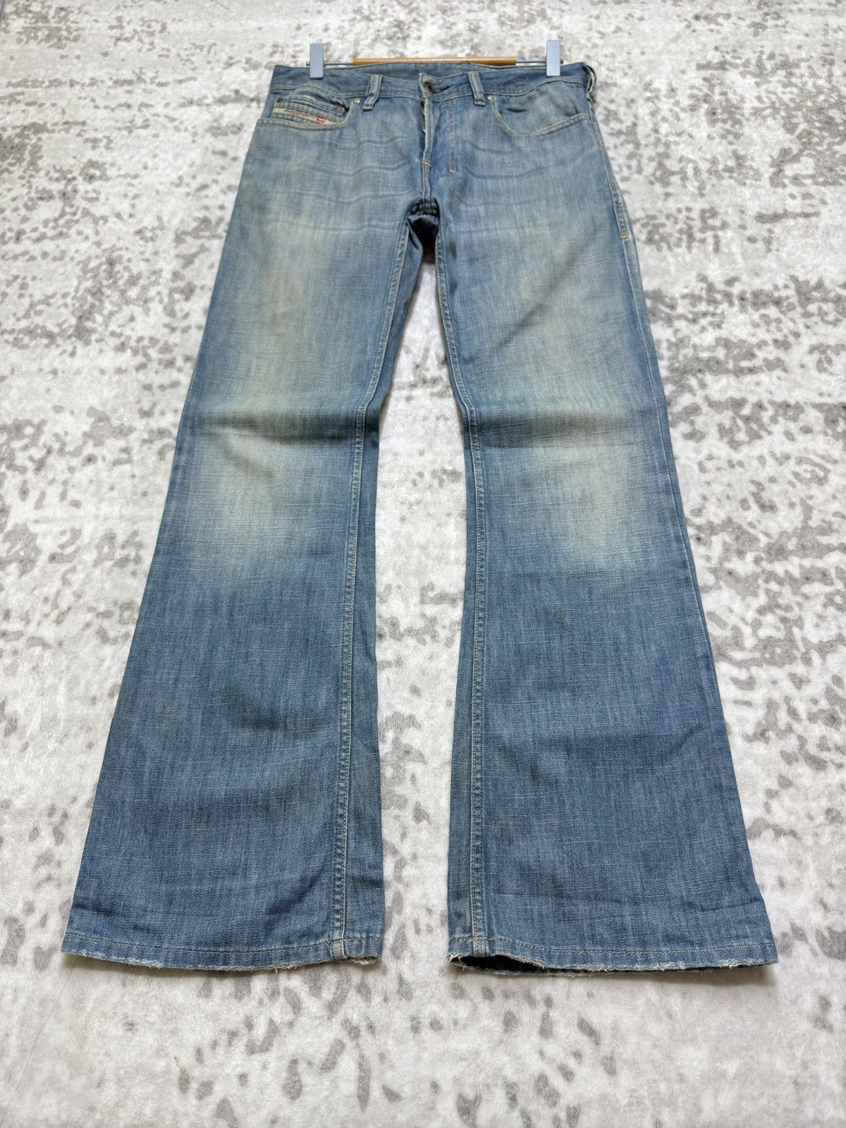 Diesel Diesel Zathan Regular Bootcut Light Wash Denim Jeans Y2K Size US 30 / EU 46 - 1 Thumbnail