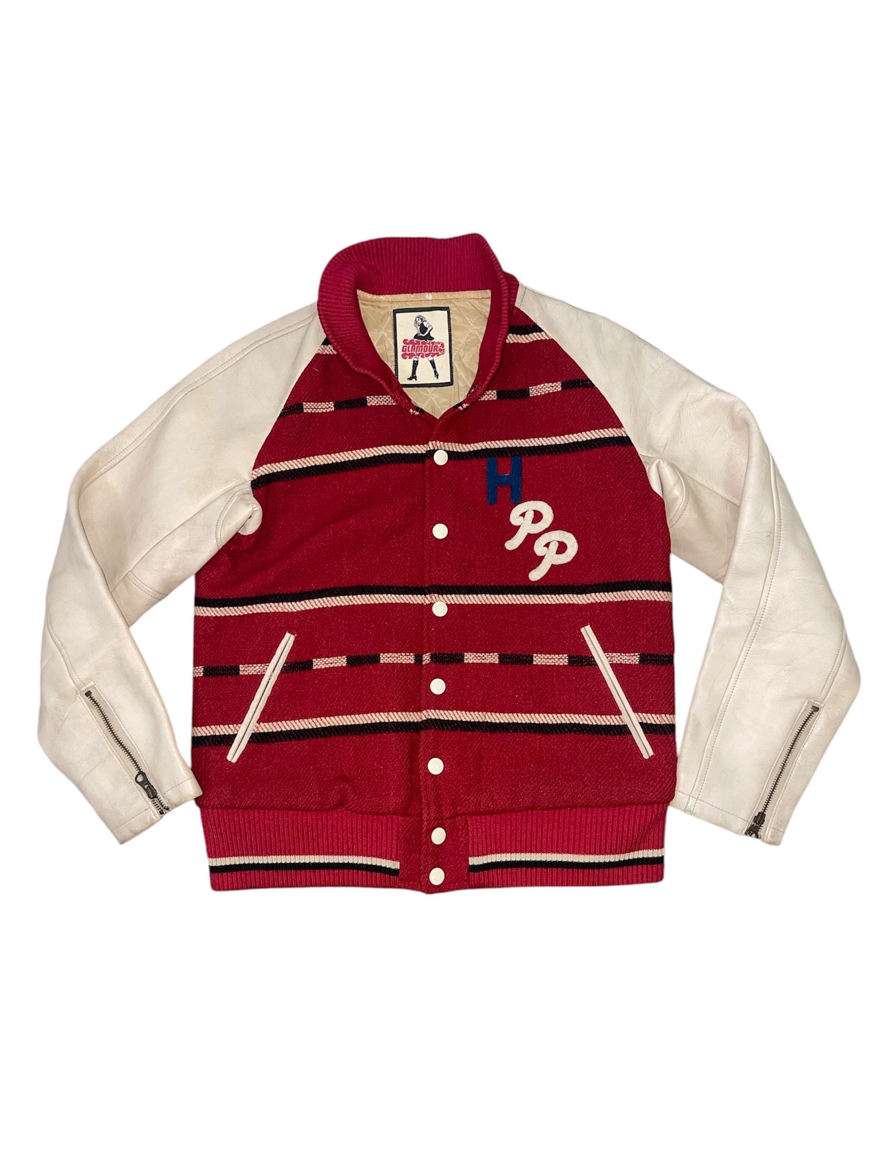 Hysteric Glamour Vintage 90s Hysteric Glamour Varsity Wool / Leather Jacket Size US S / EU 44-46 / 1 - 3 Thumbnail