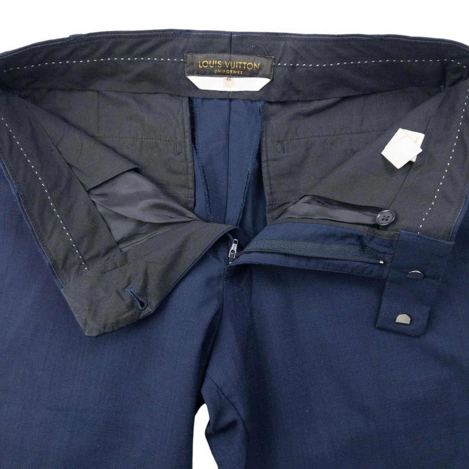 Louis Vuitton Vintage 2000s Louis Vuitton Uniform Trousers Size W29 Size US 29 - 5 Thumbnail